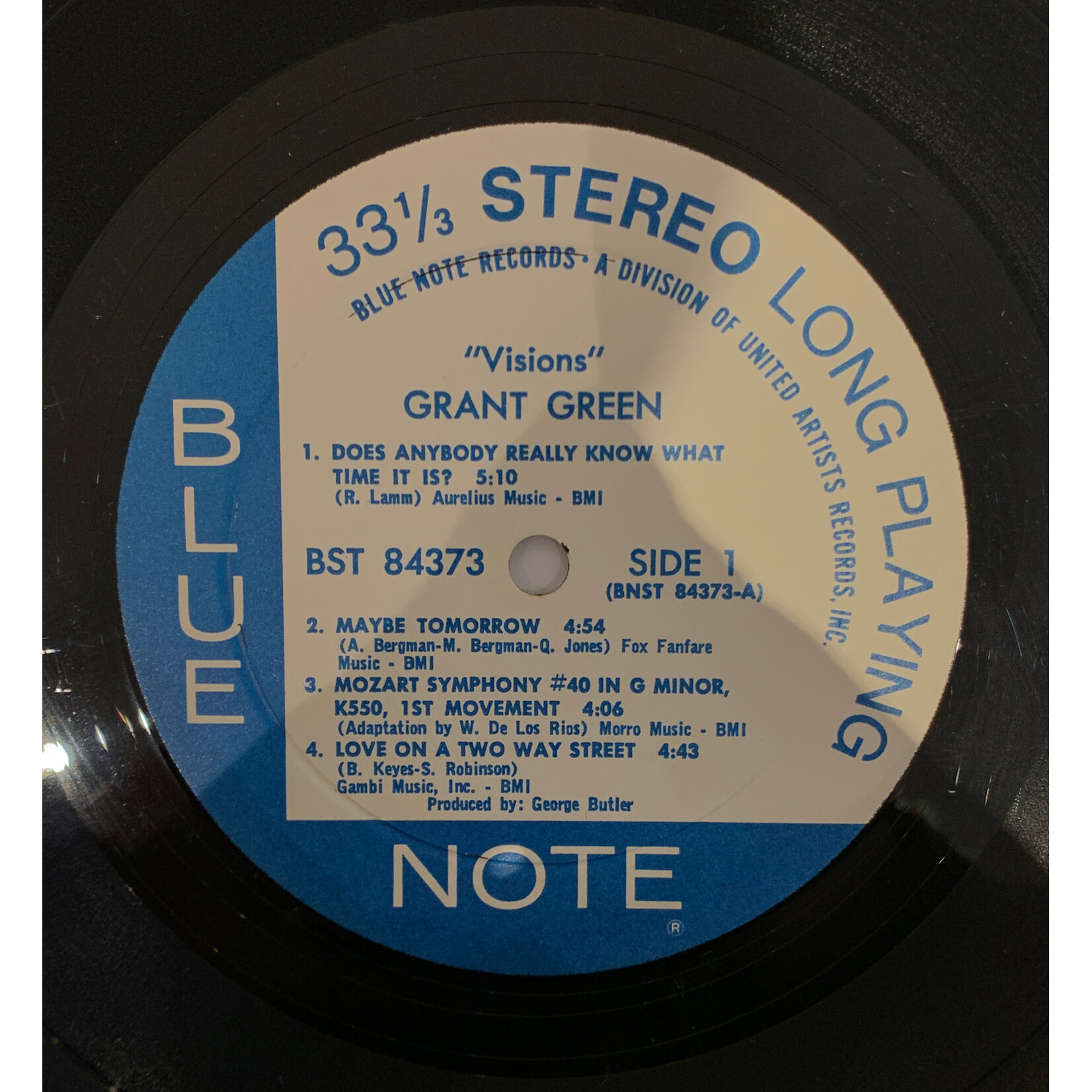 [Kollectible Vinyl] Green, Grant: Visions (1971, USA, Van Gelder, VG) [BLUE NOTE]