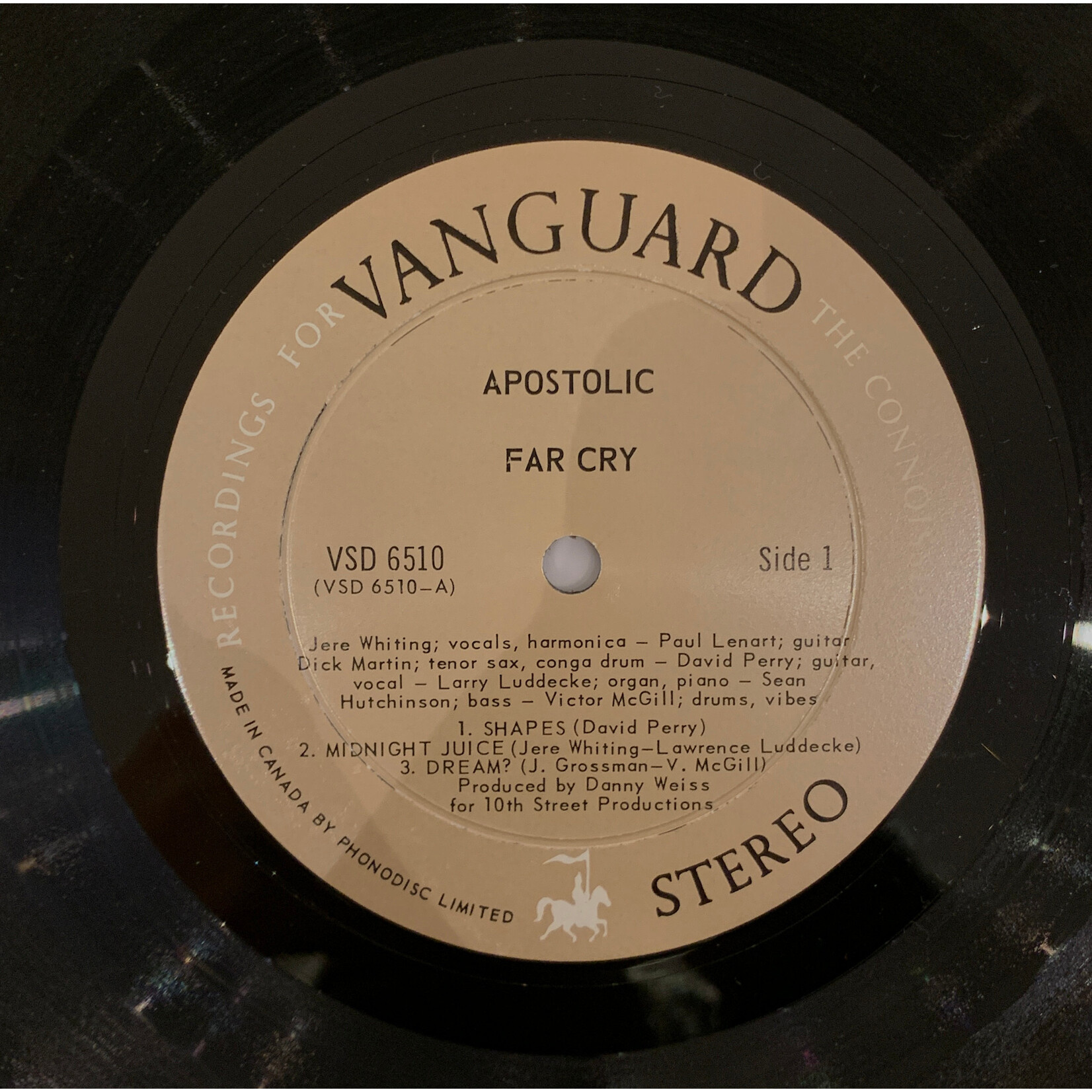 [Nick's Disk Pics] Far Cry: The Far Cry (1968, Canada, In Shrink, VG+) [VANGUARD]