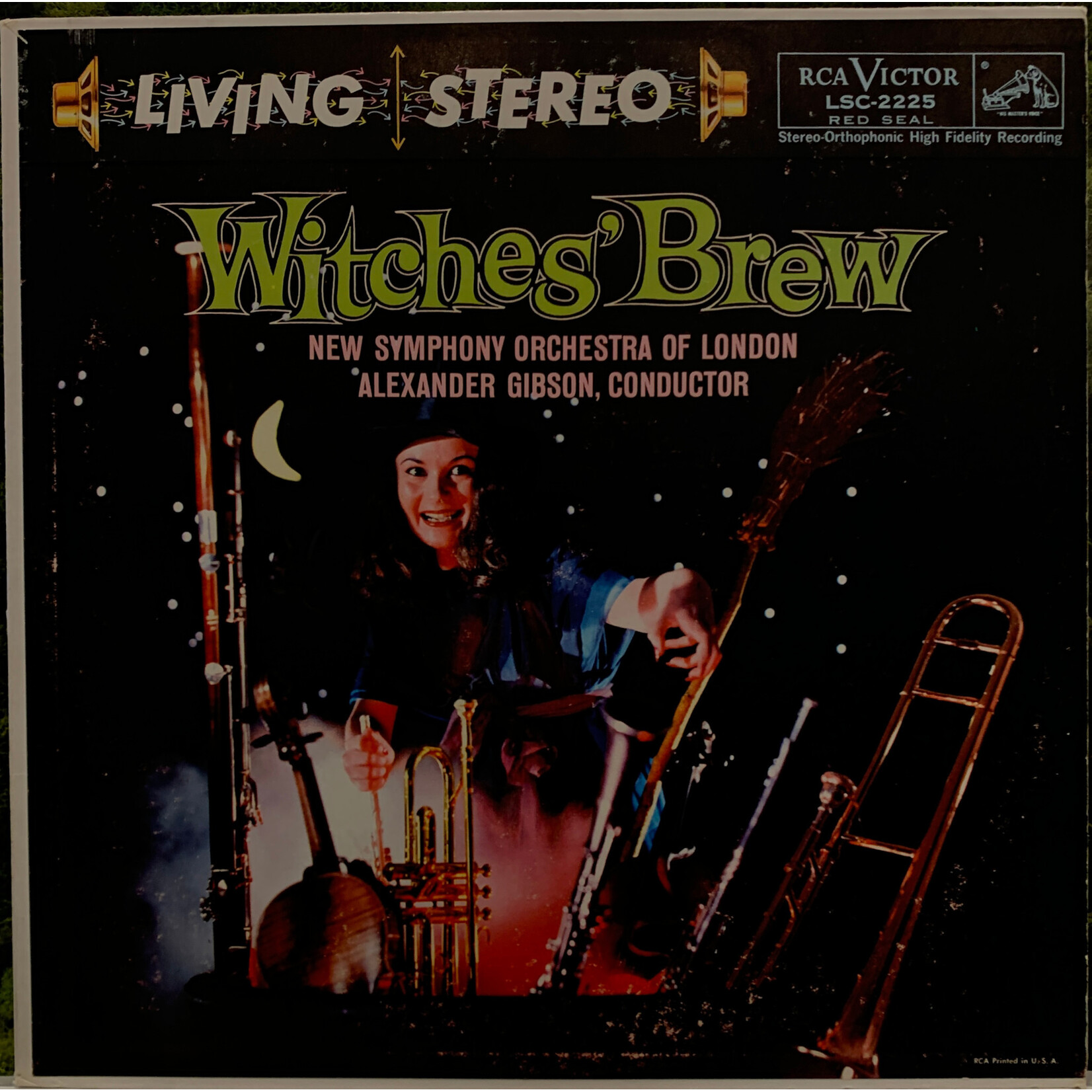 [Kollectible Vinyl] New Symphony Orchestra Of London, Alexander Gibson: Witches' Brew (1958, Canada, VG+) [RCA]