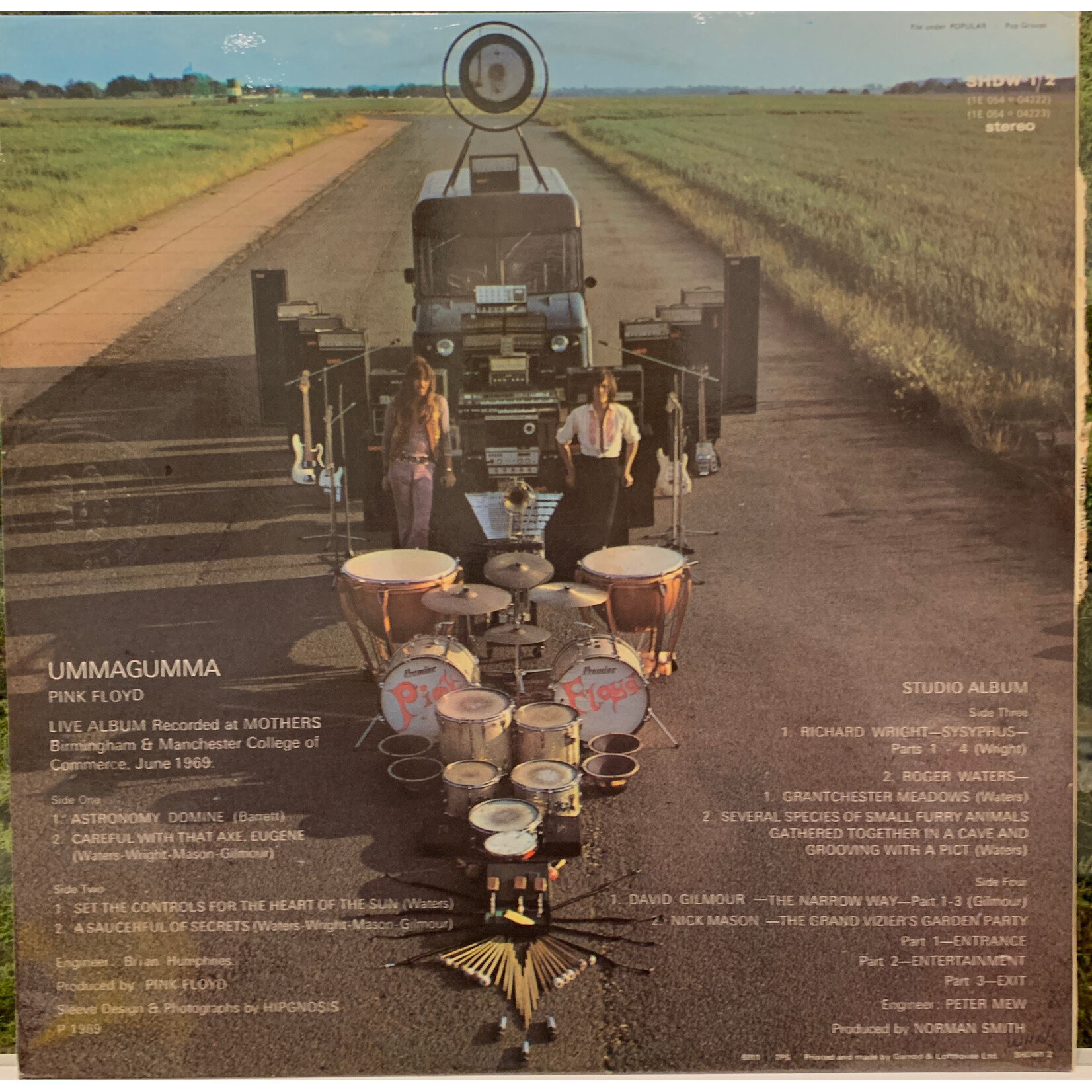 [Kollectible Vinyl] Pink Floyd: Ummagumma (1971, UK, Gigi Cover, Disc EX) [HARVEST/EMI)