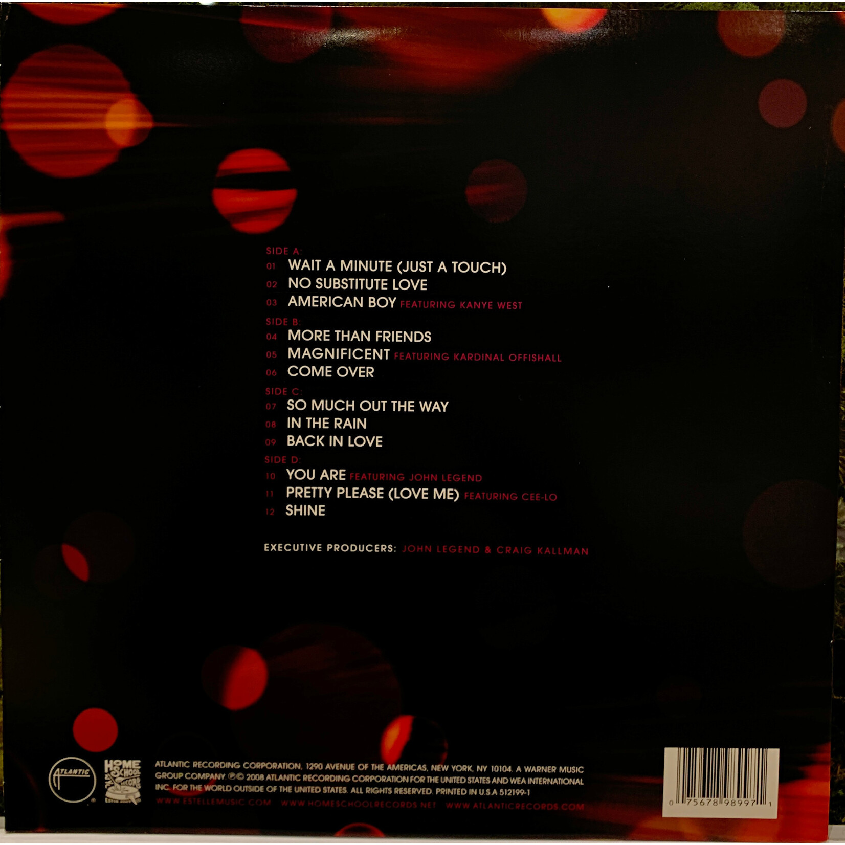 [Kollectible Vinyl] Estelle: Shine (2008, USA, VG+) [ATLANTIC]