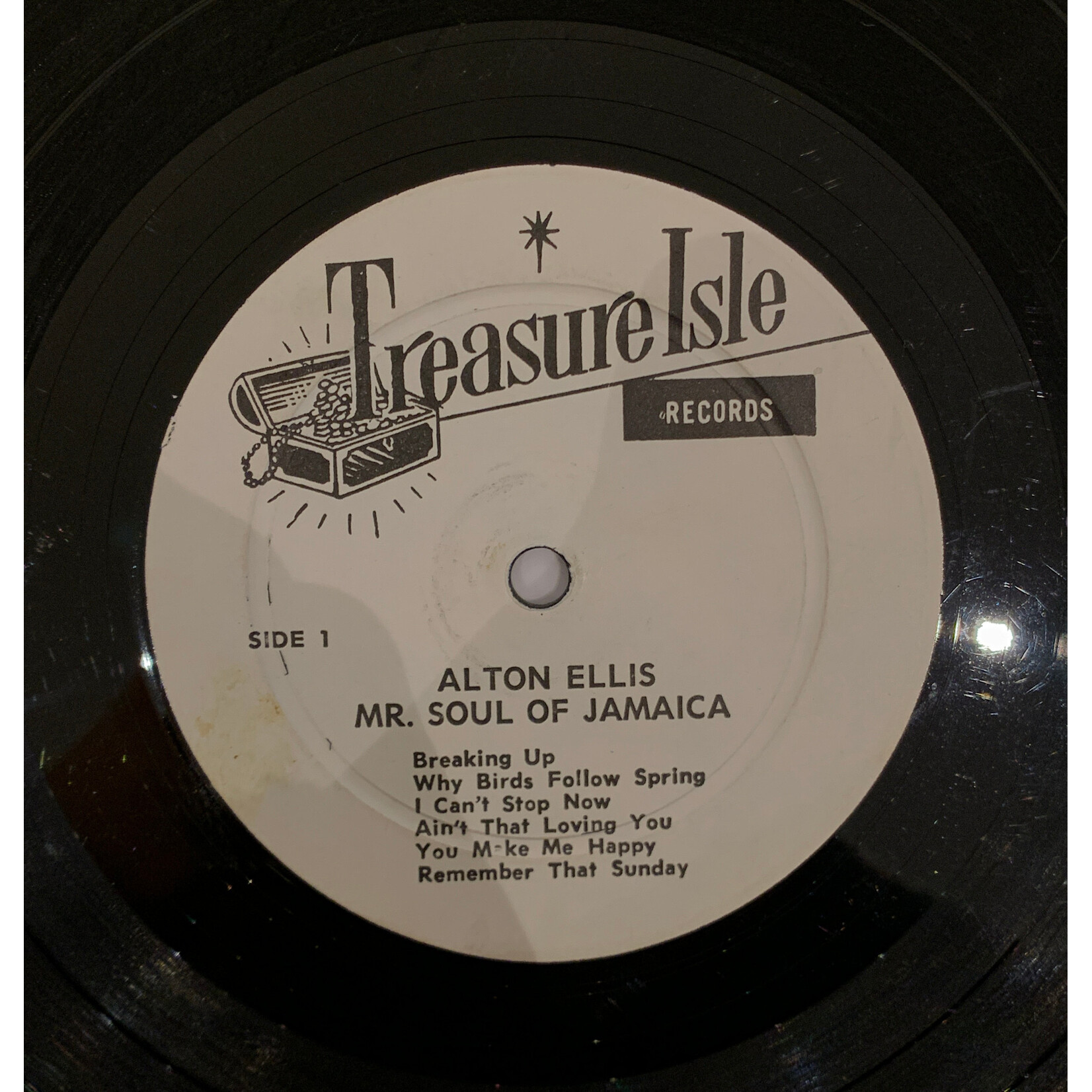 [Kollectible Vinyl] Ellis, Alton: Mr Soul Of Jamaica (1974, Jamaica, Disc G+) [TREASURE ISLE]