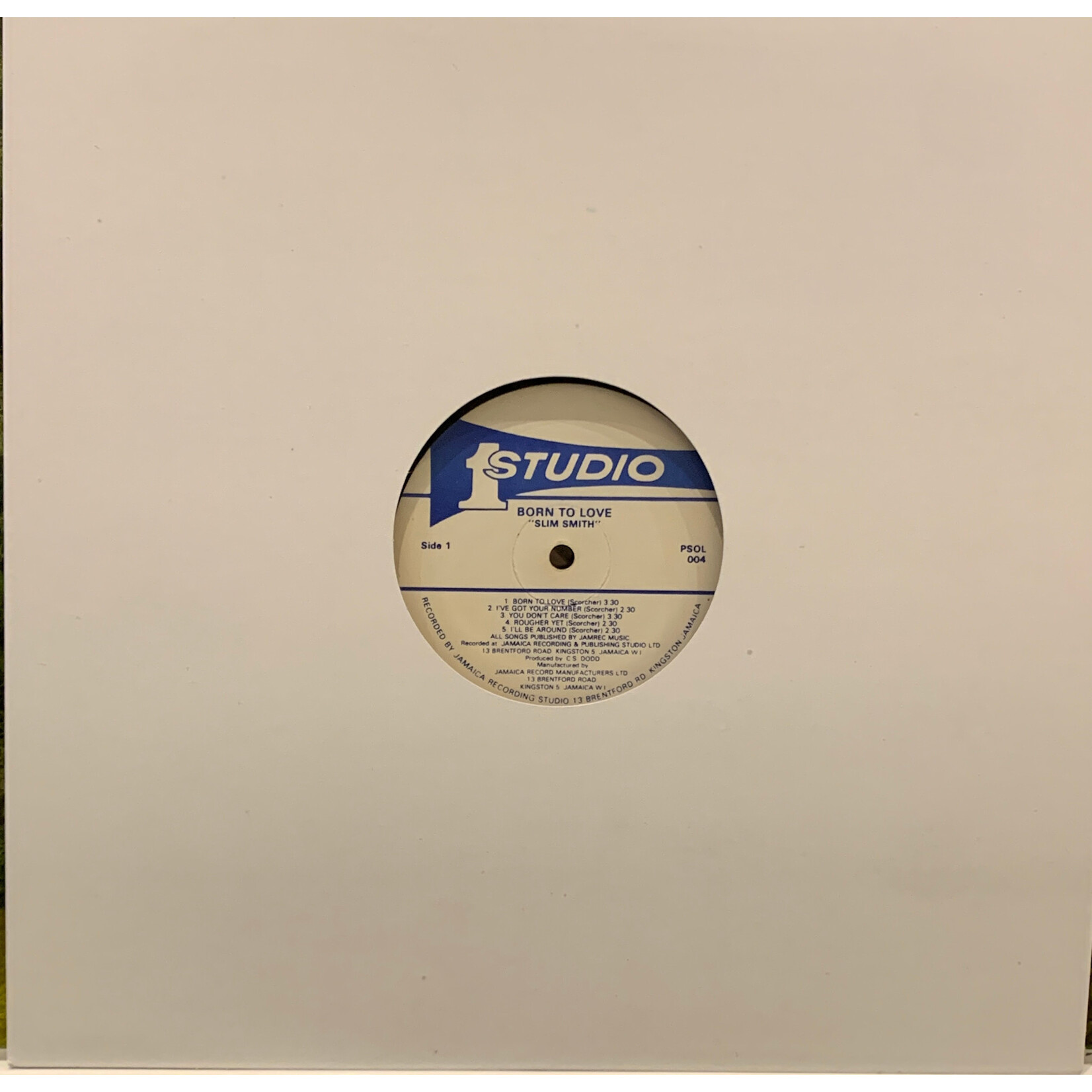 [Kollectible Vinyl] Slim Smith: Born To Love (1970s, Jamaica, VG) [STUDIO ONE]