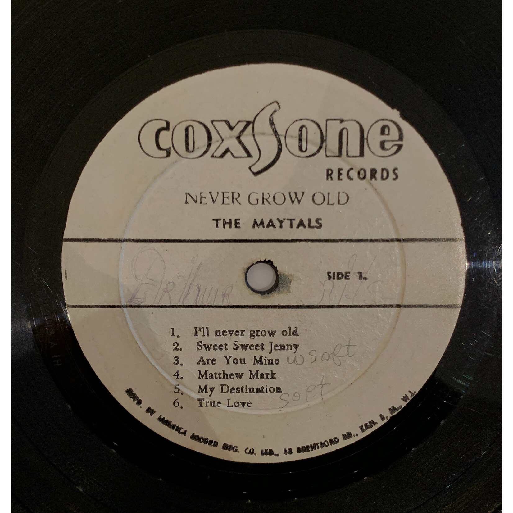 [Kollectible Vinyl] Maytals: Never Grow Old, Presenting The Maytals (1964, Jamaica, G+) [COXSONE]