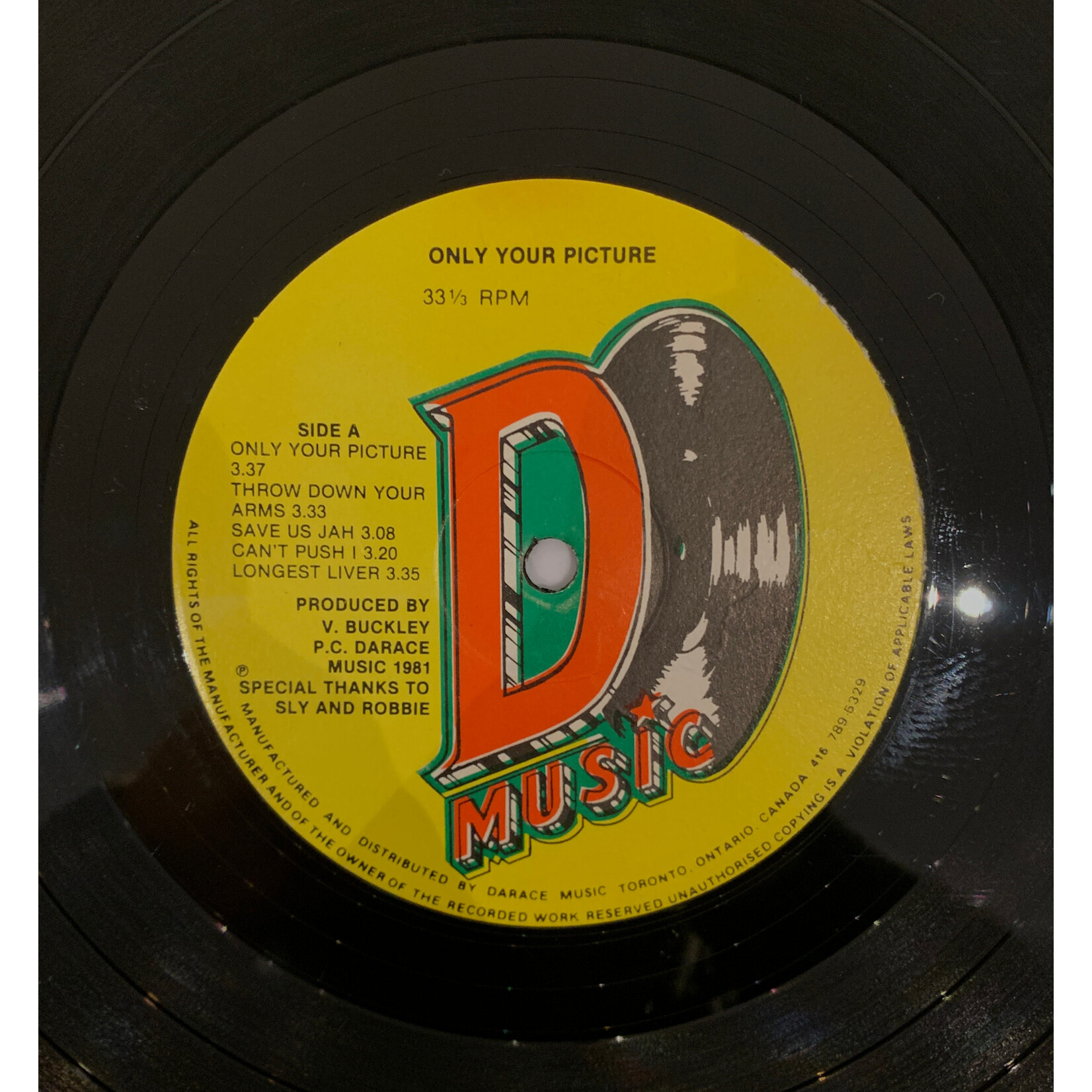 [Kollectible Vinyl] Maytones: Only Your Picture (1981, Canada, VG) [DMUSIC]