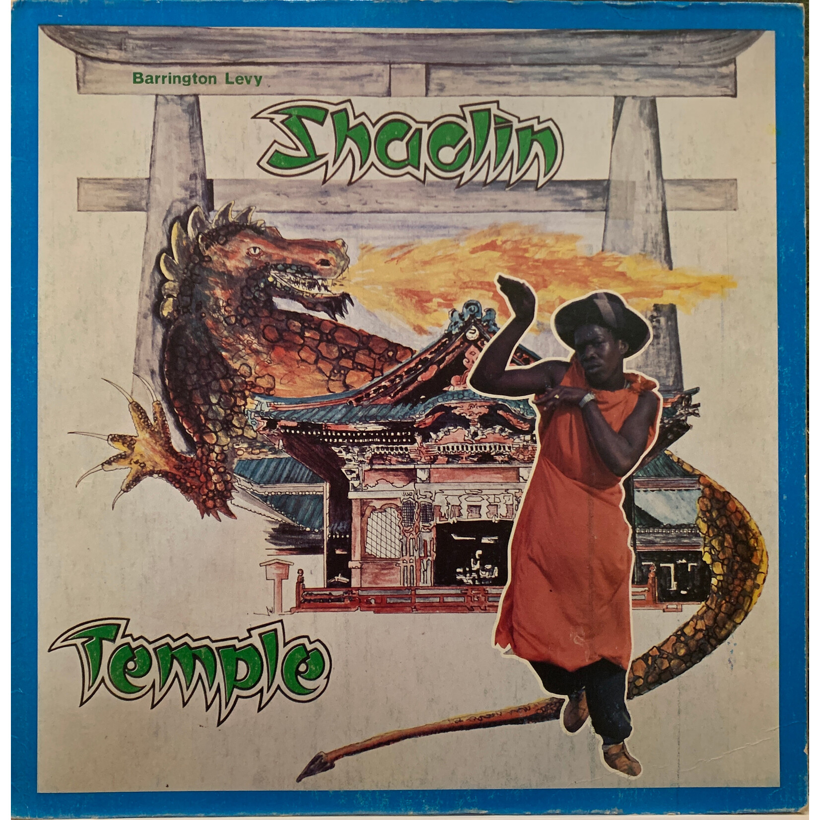 [Kollectible Vinyl] Levy, Barrington: Shaolin Temple (1979, Jamaica, Mispress with "Bounty Hunter" Track Order, VG+) [JAH GUIDANCE]