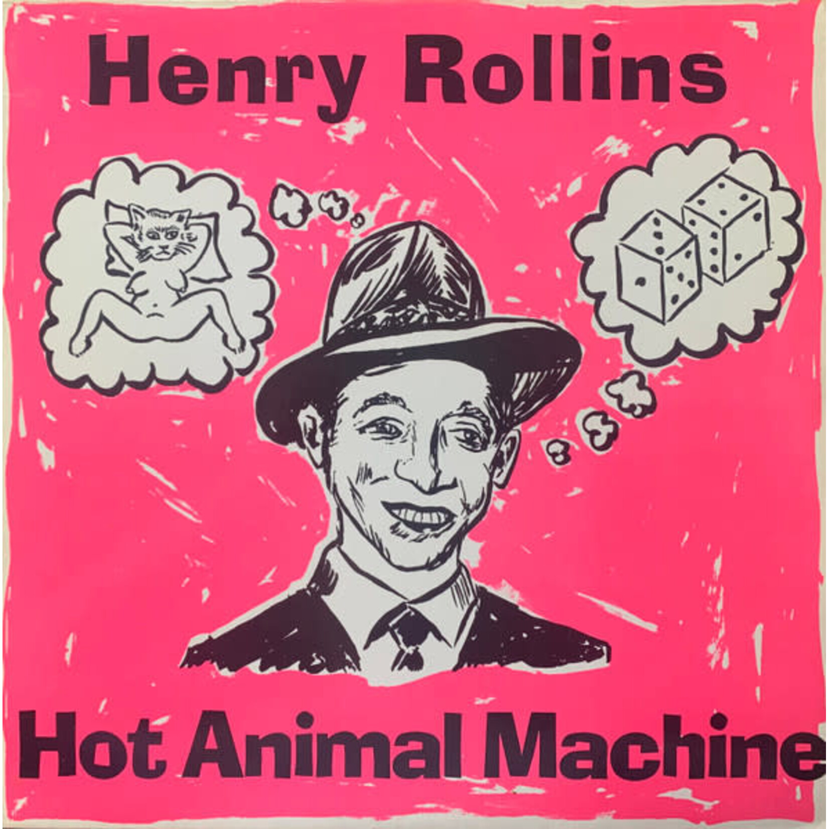 [Kollectible Vinyl] Rollins, Henry: Hot Animal Machine (1987, USA, w/ Insert, VG+) [TEXAS HOTEL]