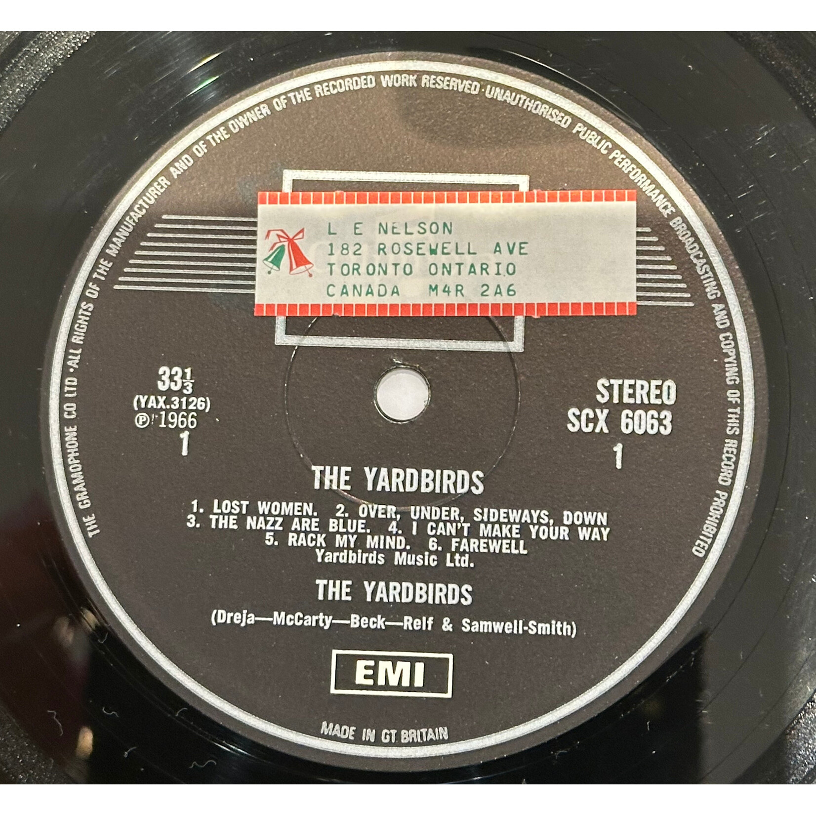 [Kollectible Vinyl] Yardbirds: The Yardbirds (1969, UK, with inner, Disc EX) [EMI]