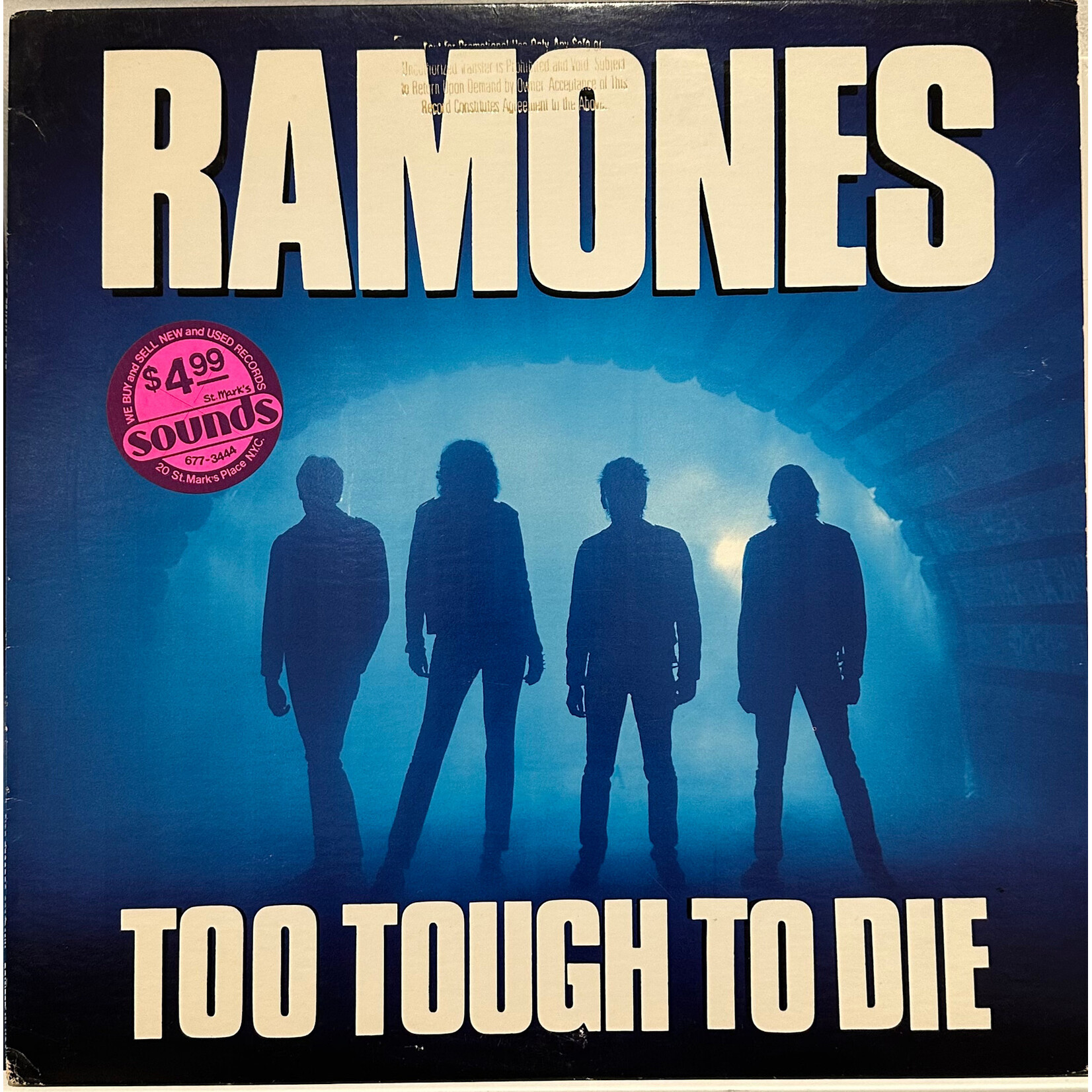 [Kollectible Vinyl] Ramones: Too Tough To Die (1984, USA, Gold Stamp Promo with Inner, Disc EX) [SIRE]