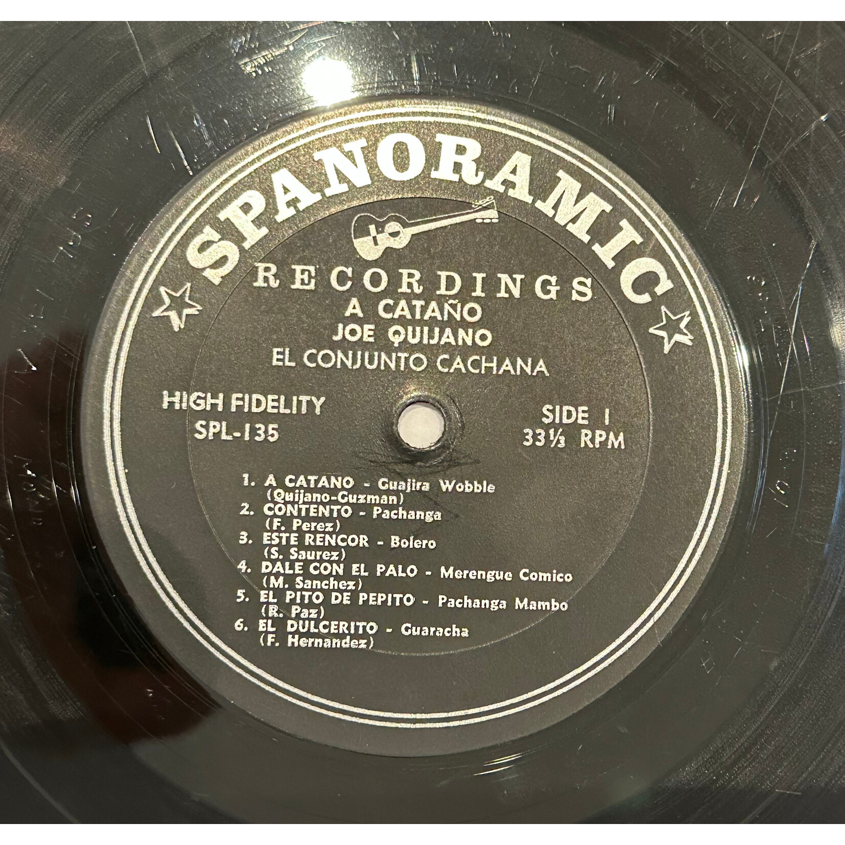 [Kollectible Vinyl] Quijano, Joe and his Orchestra: A Cataño - El Conjunto Cachana (1963, USA, VG) [SPANORAMIC]