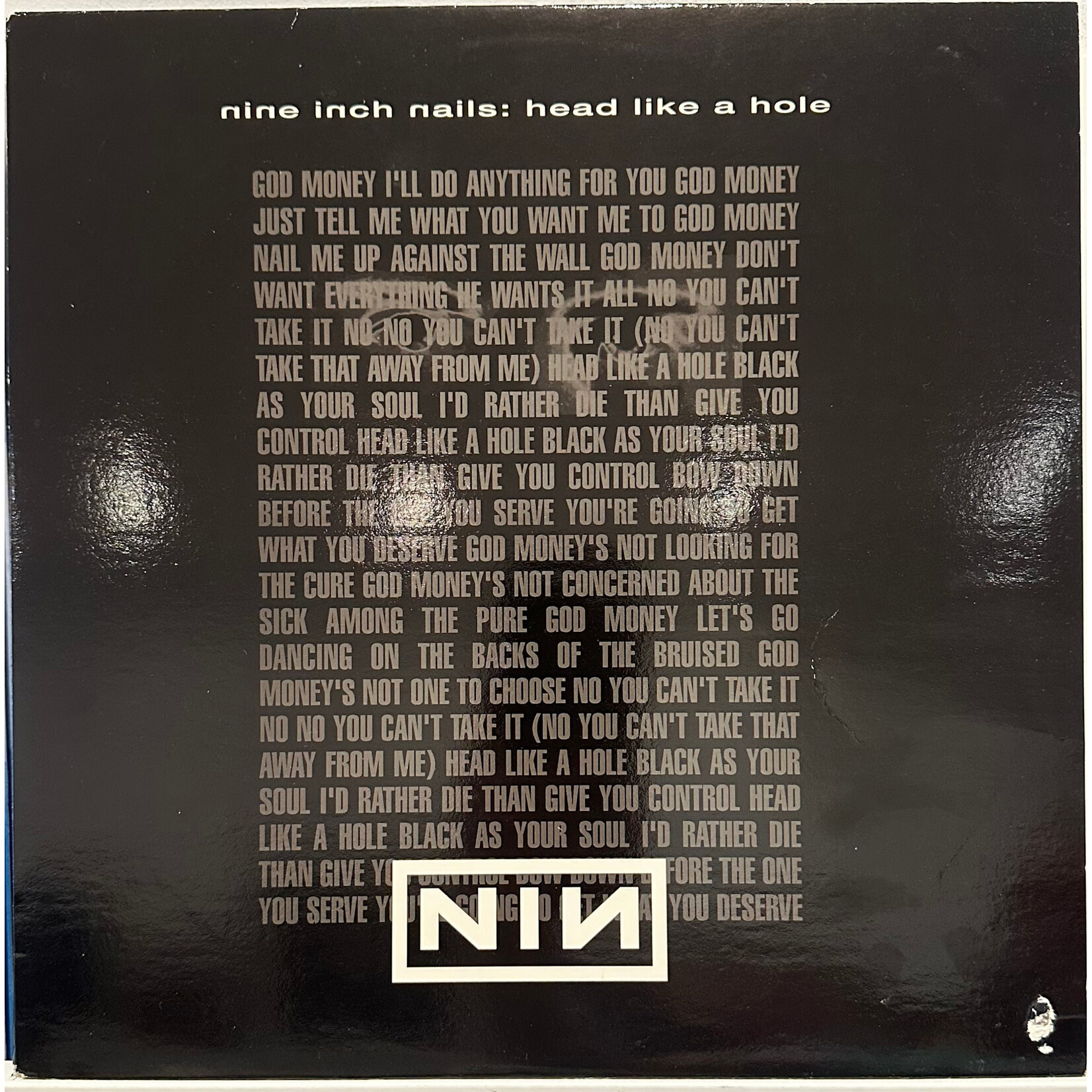 [Kollectible Vinyl] Nine Inch Nails: Head Like a Hole (1990, Canada, 12" EP, VG+)  [TVT]