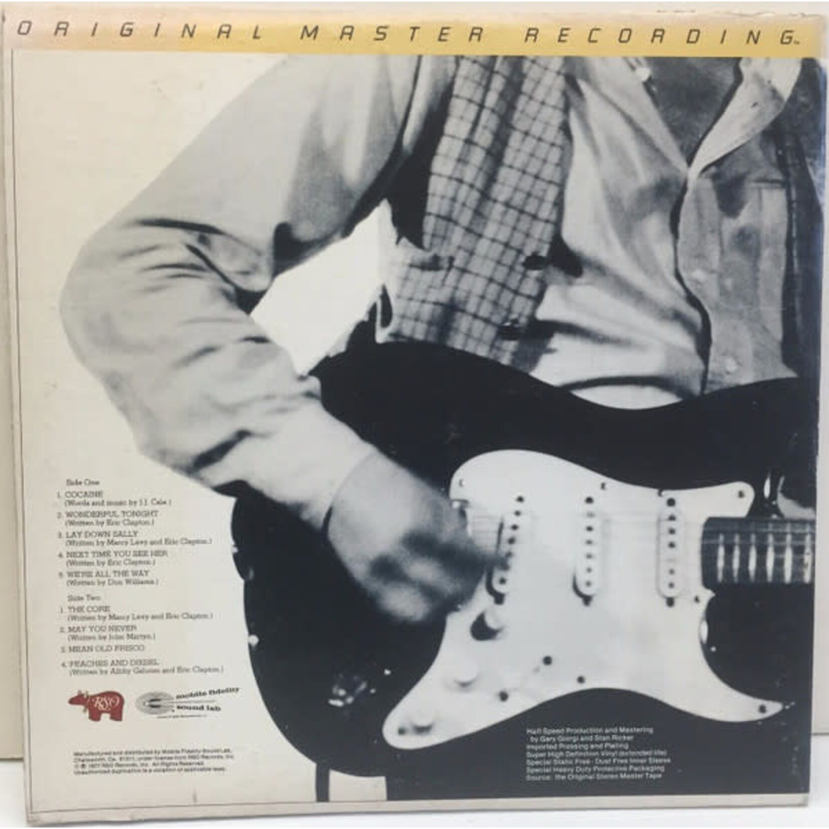 Clapton, Eric: Slowhand (1980, USA, Audiophile, w/ Insert, EX) [MOBILE FIDELITY SOUND LAB]