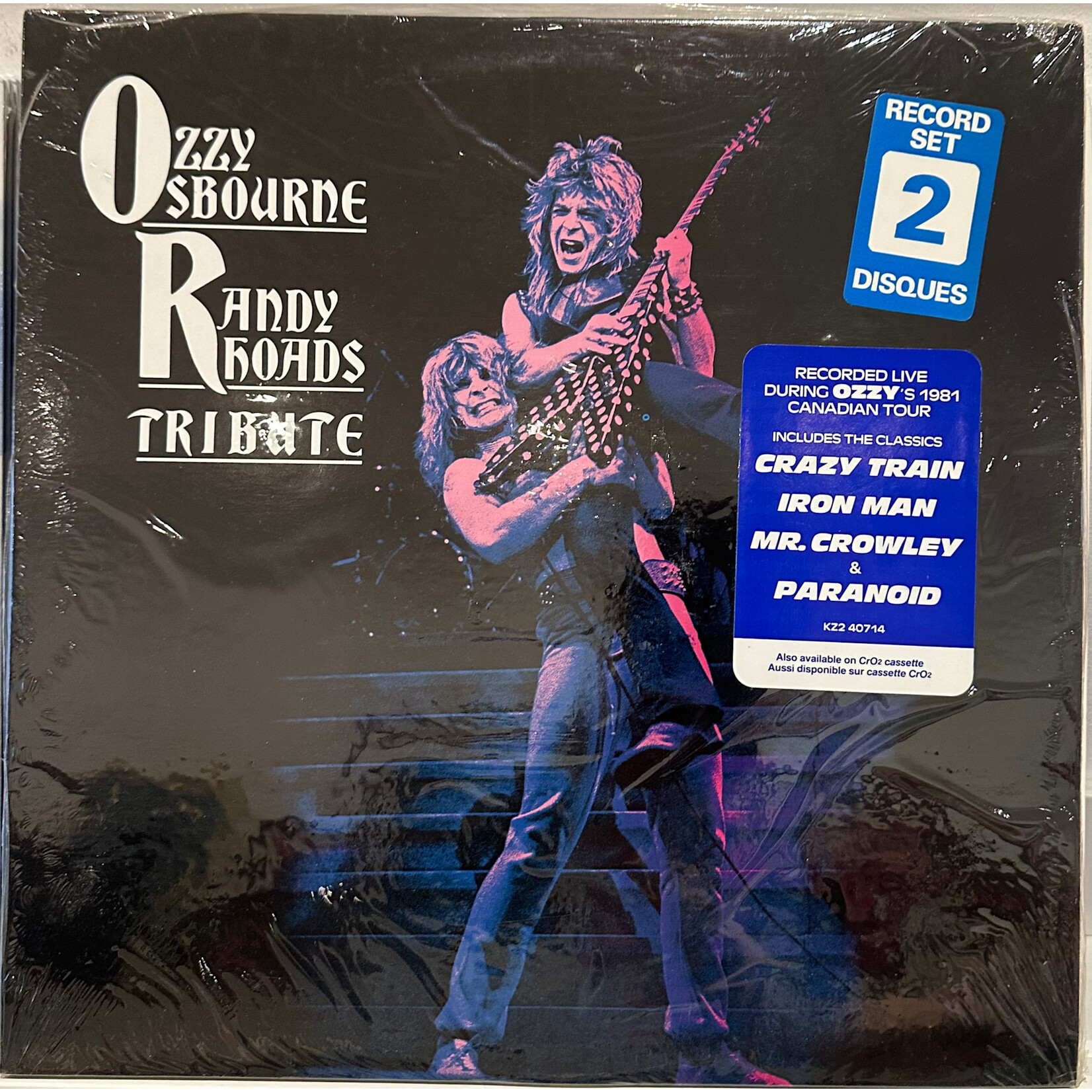 [Kollectible Vinyl] Osbourne, Ozzy / Randy Rhoads: Tribute (1987, Canada, Vintage, Sealed) [CBS]
