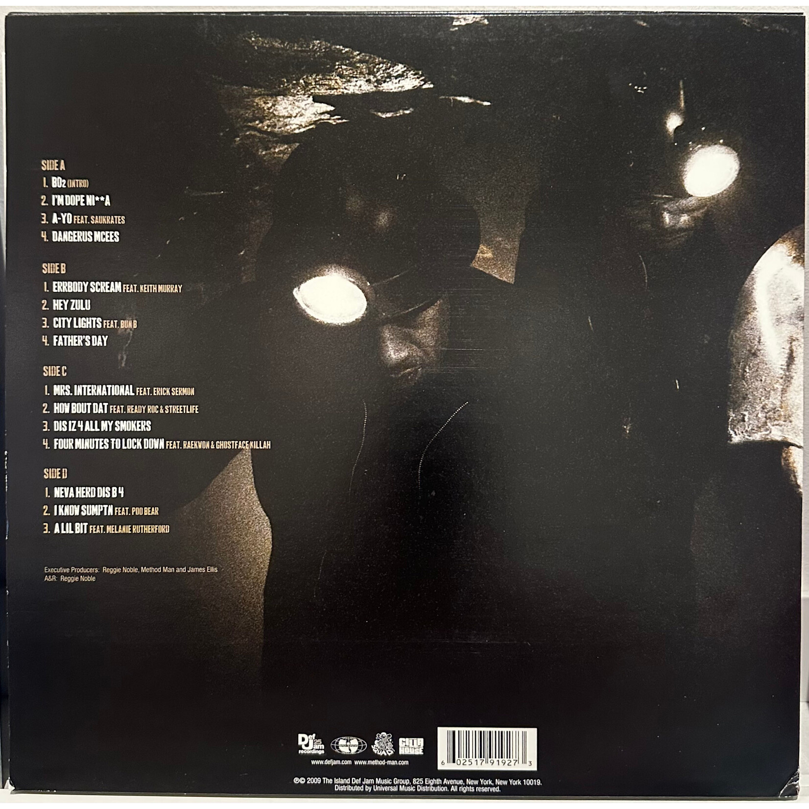 [Kollectible Vinyl] Methodman & Redman: Blackout! 2 (2009, USA, EX) [DEF JAM