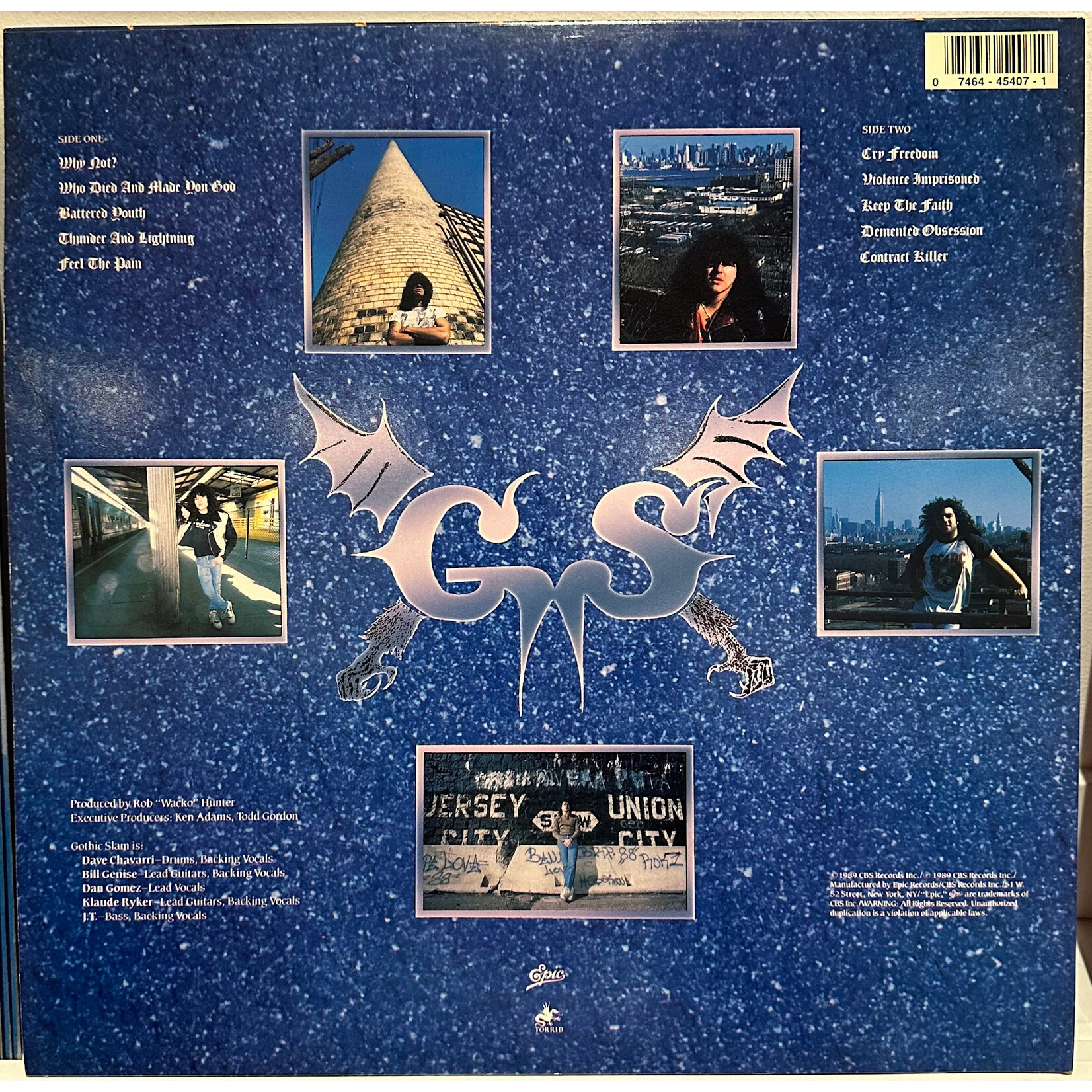 [Kollectible Vinyl] Gothic Slam: Just A Face In The Crowd (1989, USA, VG+) [EPIC]