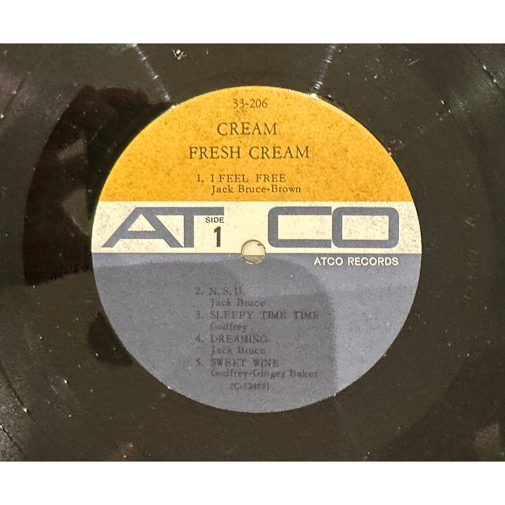[Kollectible Vinyl] Cream: Fresh Cream (1967, USA, Mono, VG+) [ATCO]