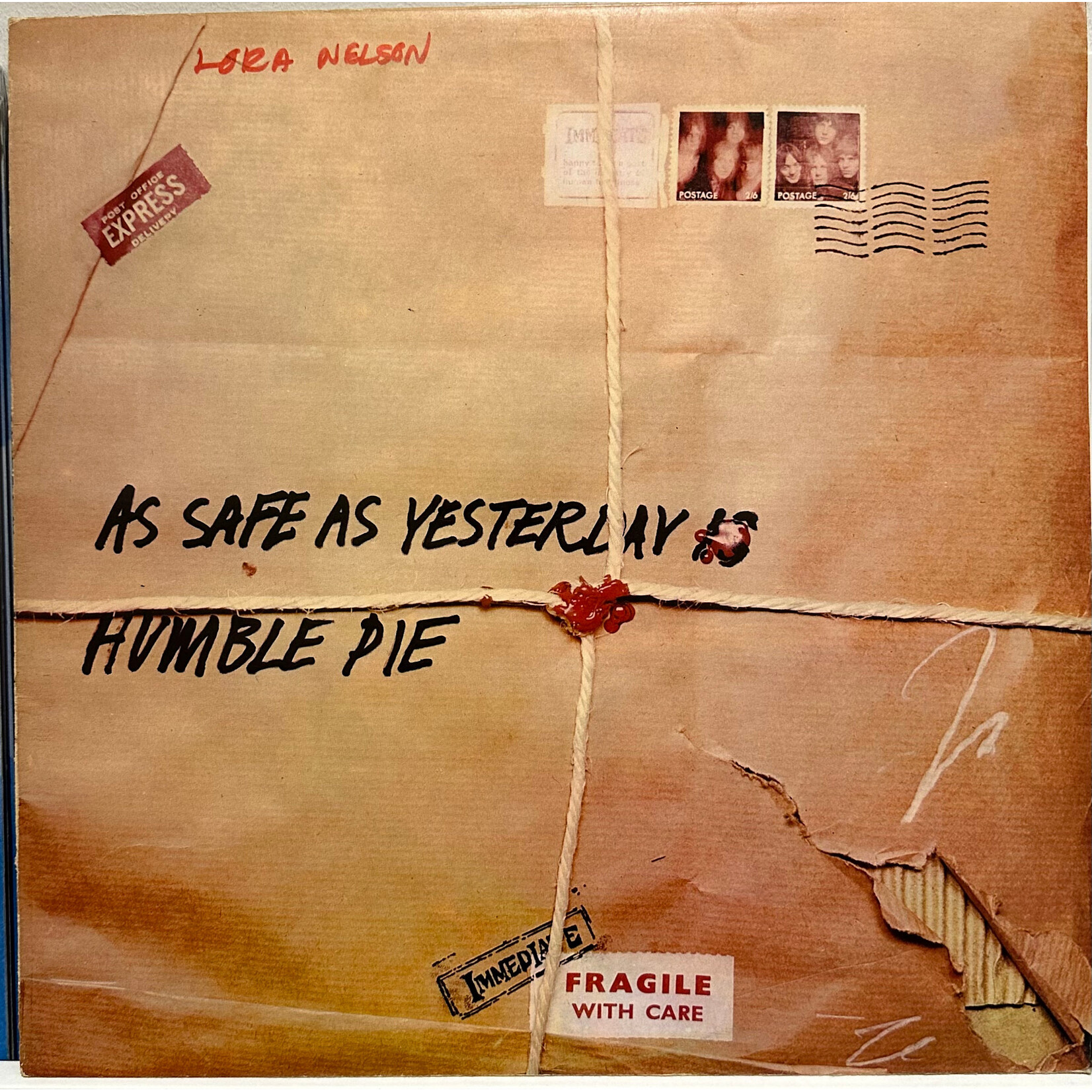 [Kollectible Vinyl] Humble Pie: As Safe As Yesterday Is (1969, UK, with inner, Disc VG+) [IMMEDIATE]