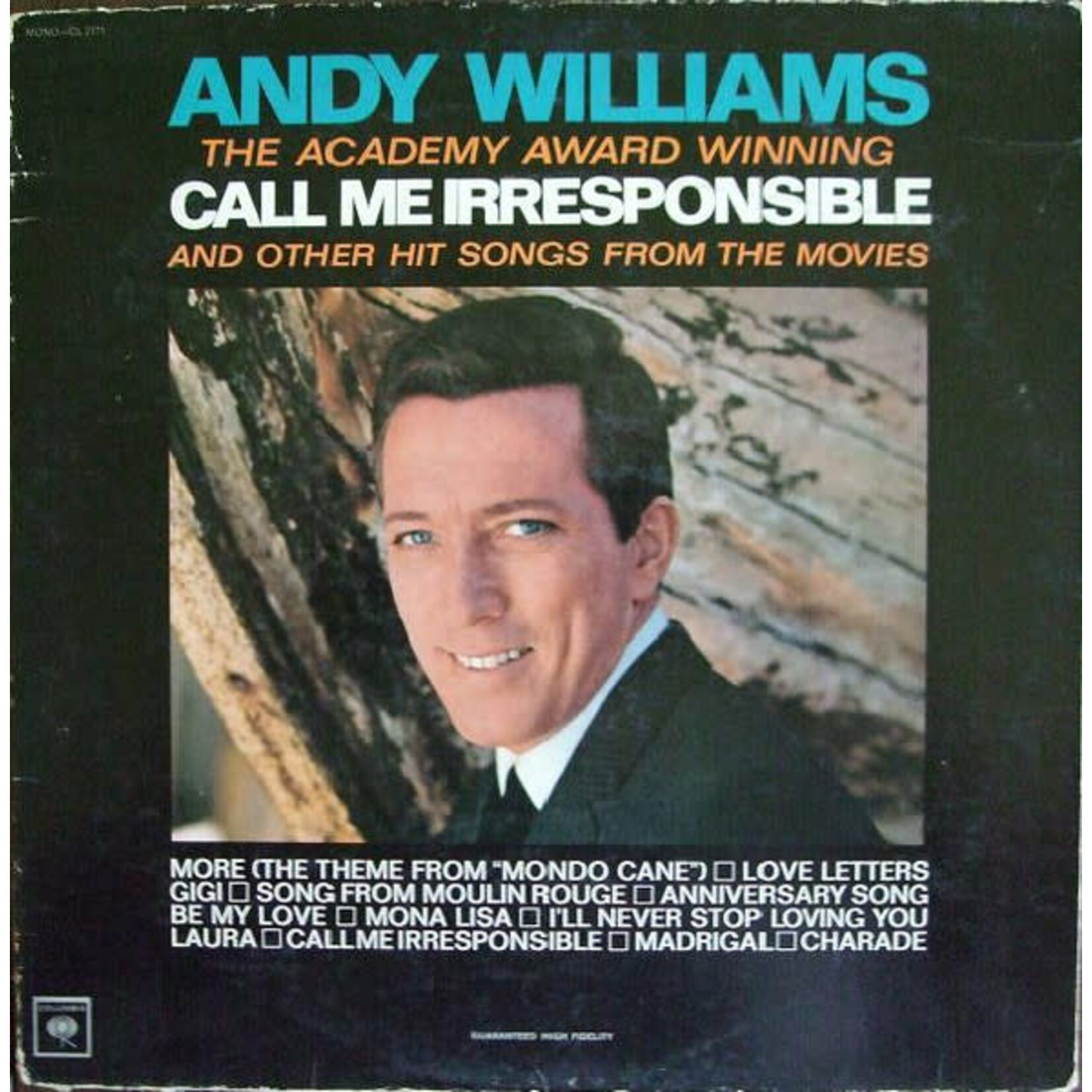 [Vintage Vinyl] Williams, Andy: Call Me Irresponsible [VINTAGE]