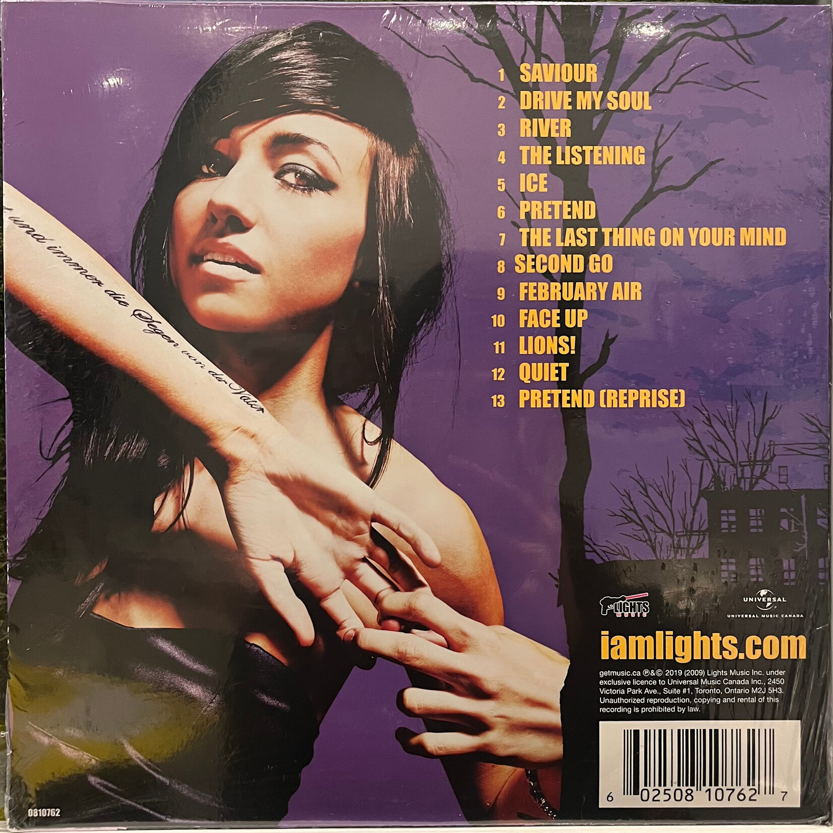 [Kollectible Vinyl] Lights: The Listening (2019, Canada, Custard Wax, Sealed) [UNIVERSAL]