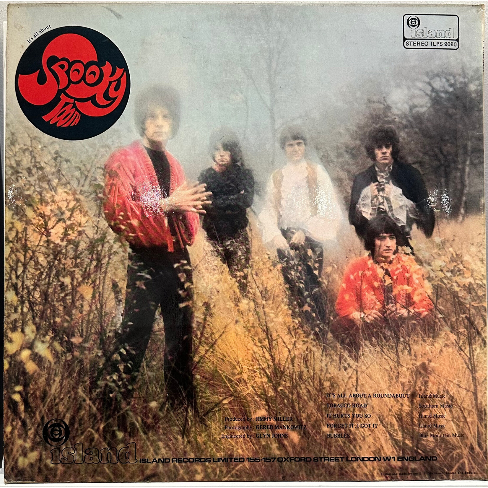[Kollectible Vinyl] Spooky Tooth: It's All About (1968, UK, Jimmy Miller Credit, VG+) [ISLAND]