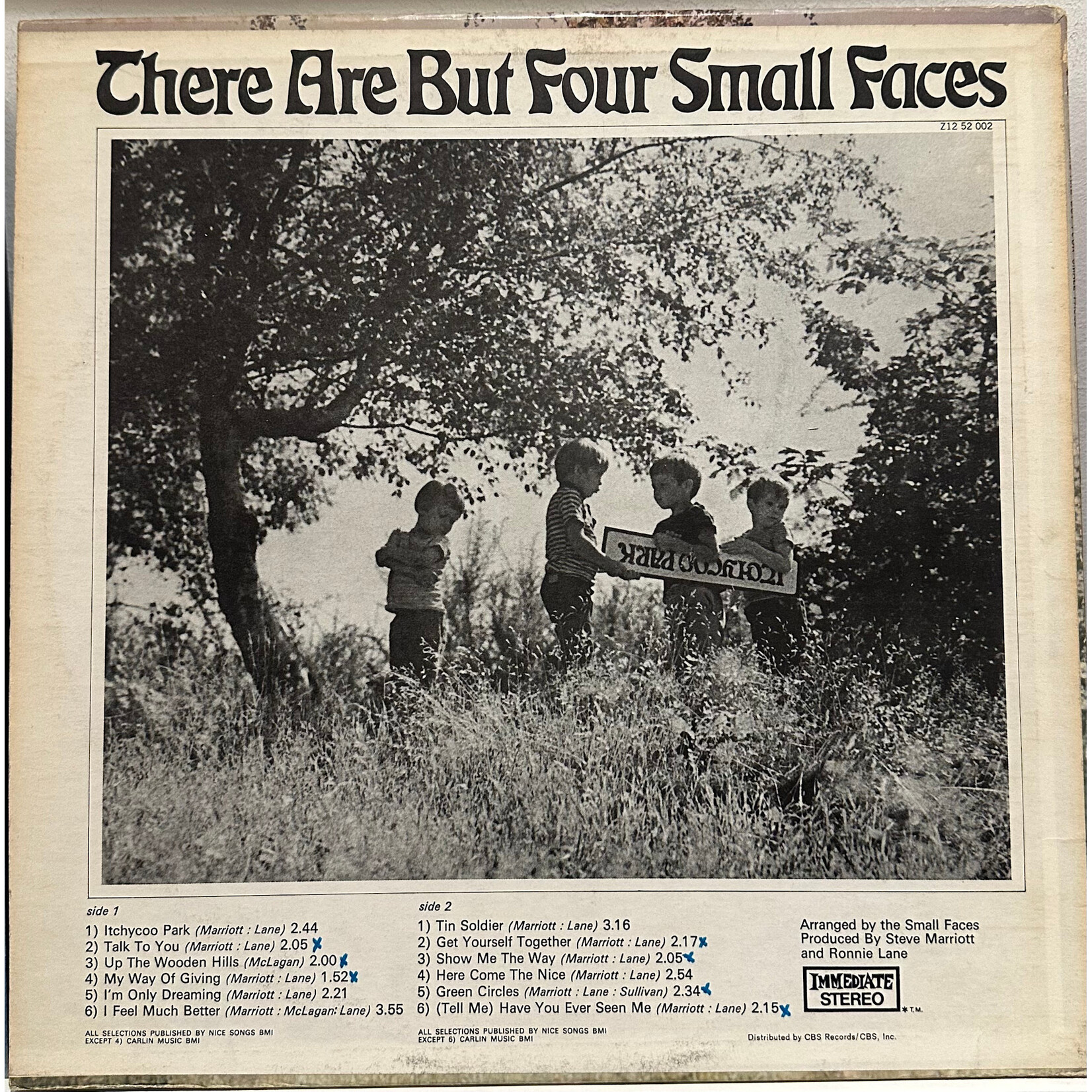 [Kollectible Vinyl] Small Faces: There Are But Four Small Faces (1968, Canada, VG+) [IMMEDIATE]
