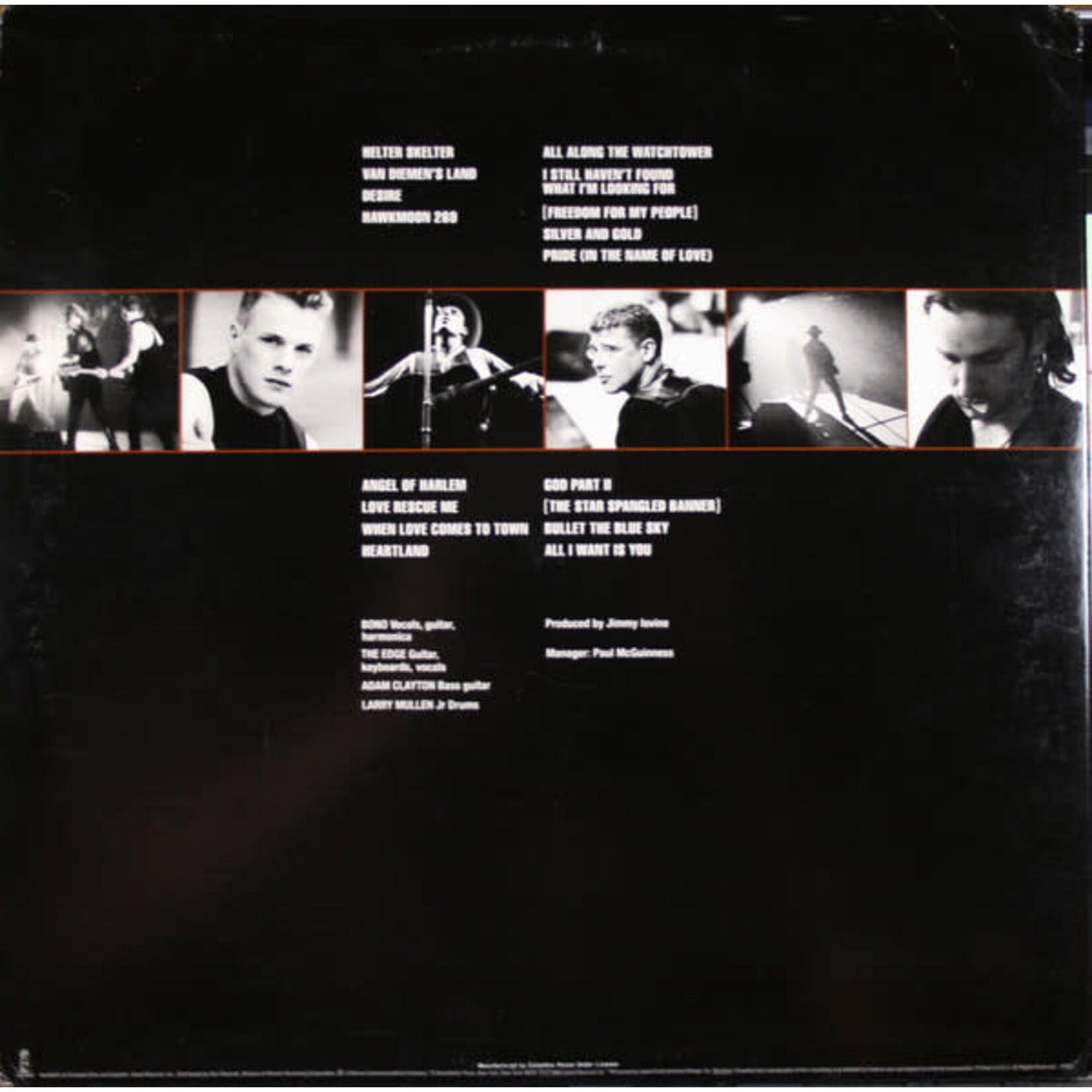 [Kollectible Vinyl] U2: Rattle And Hum (1988, USA, Columbia Club Edition, Sealed) [ISLAND]