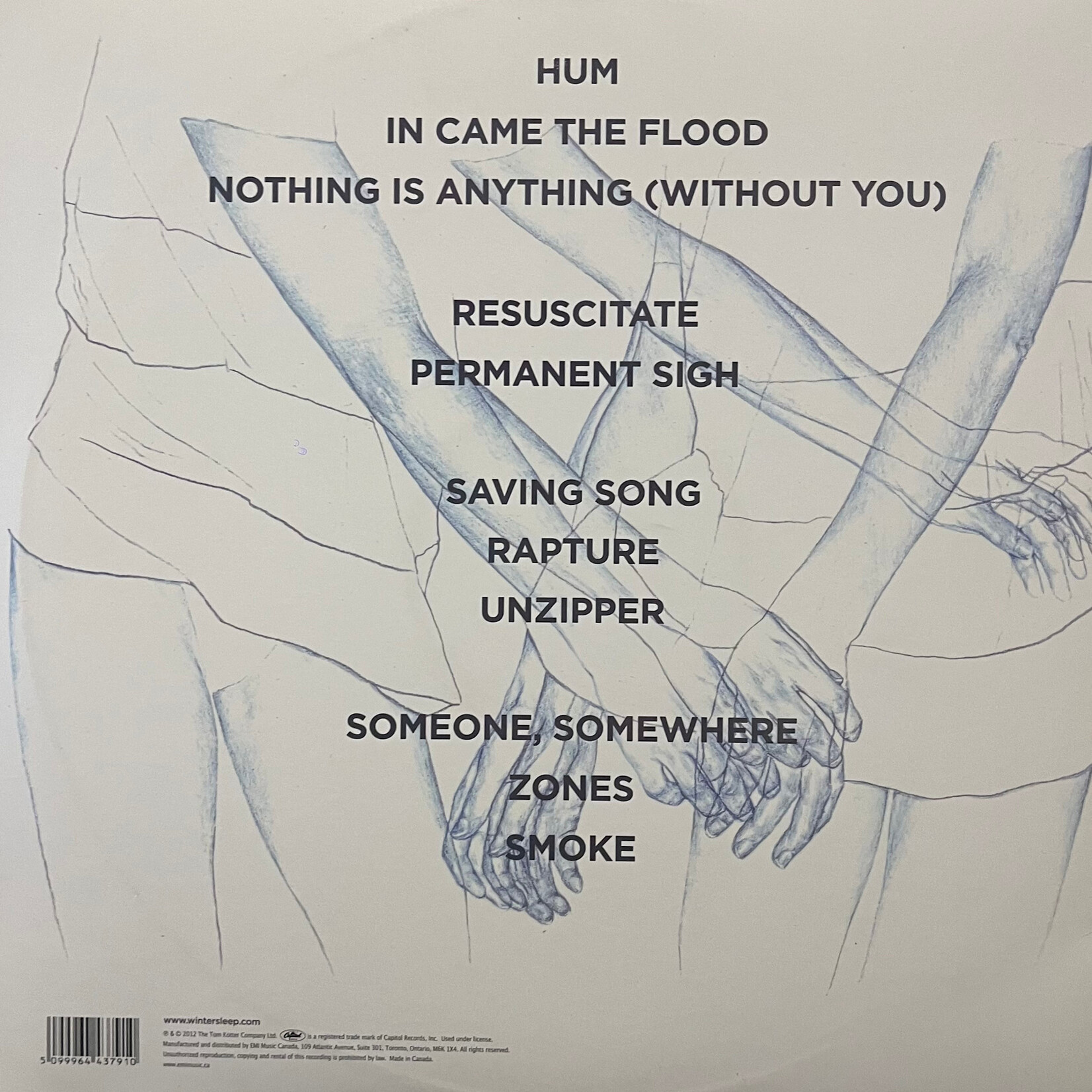 [Kollectible Vinyl] Wintersleep: Hello Hum (2012, Canada, Clear Wax, VG+)