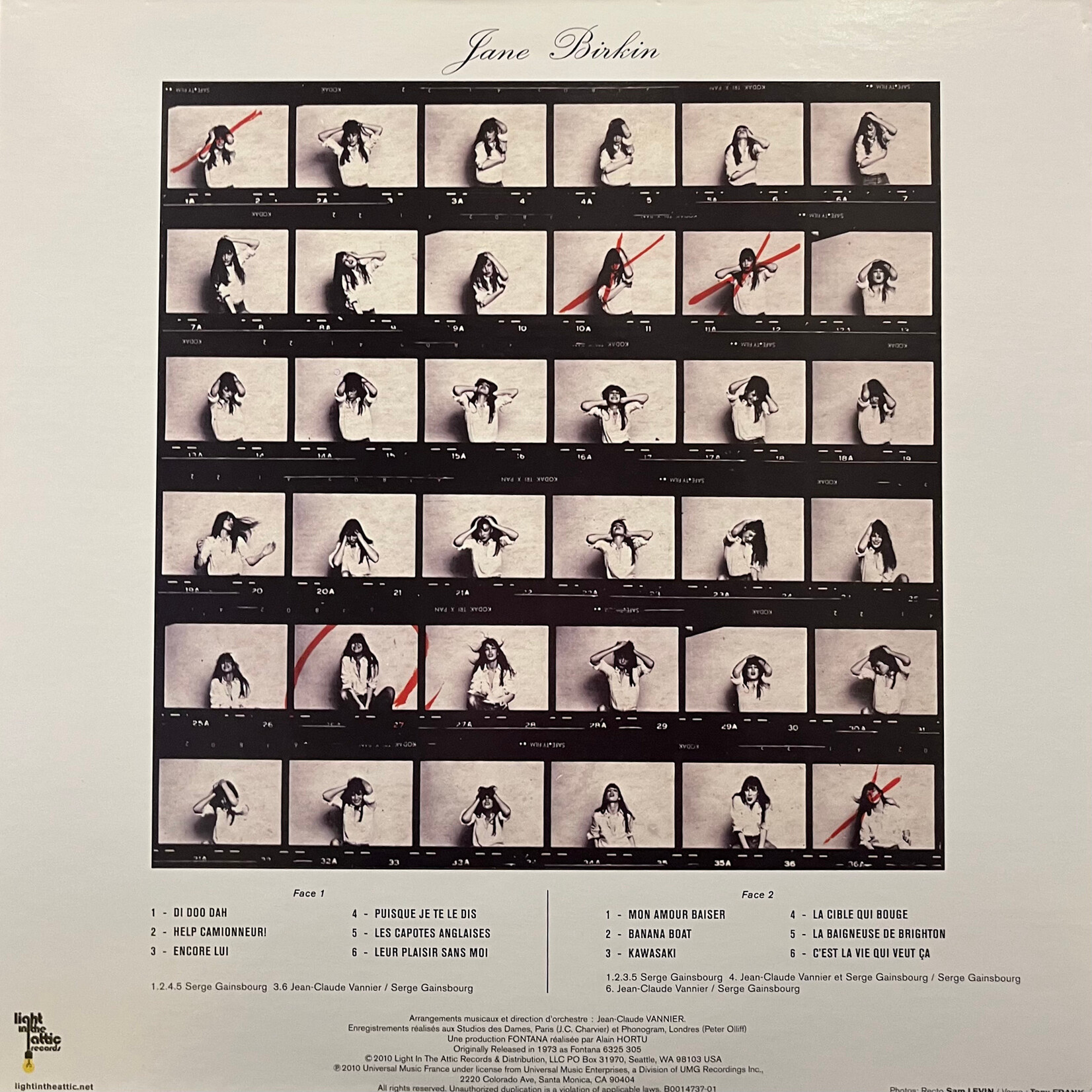 [Kollectible Vinyl] Jane Birkin: Di Doo Dah (2010, USA, EX) [LITA]