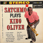 [Kollectible Vinyl] Armstrong, Louis & His Orchestra: Satchmo Plays King Oliver (1960, USA, VG) [AUDIO FIDELITY]