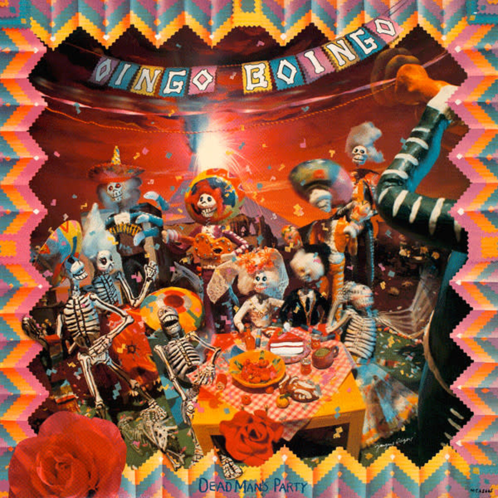 [Kollectible Vinyl] Oingo Boingo: Dead Man's Party (1985, Canada, VG+) [MCA]
