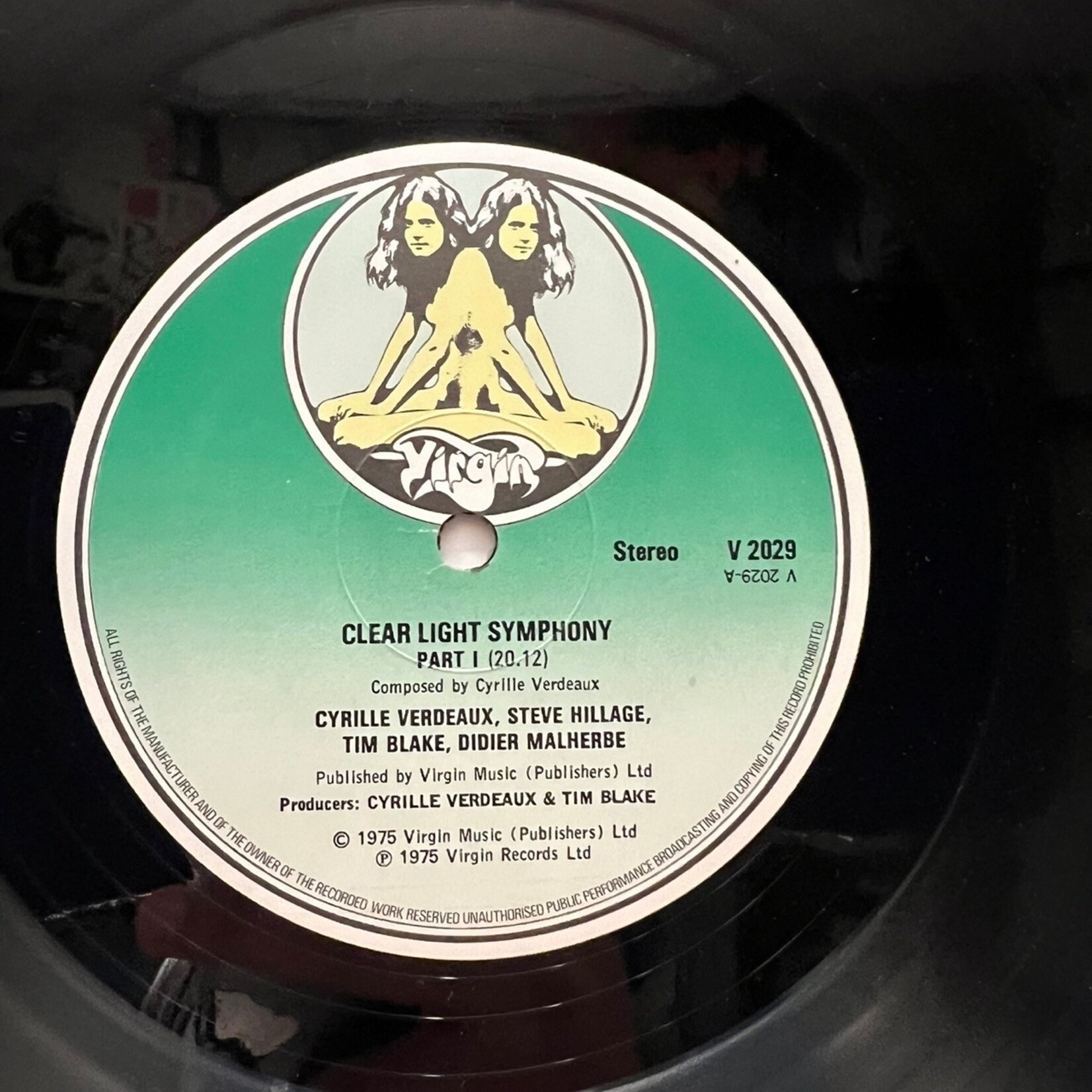 [Kollectible Vinyl] Clearlight Symphony: Clear Light Symphony (1976, UK, VG+) [VIRGIN]