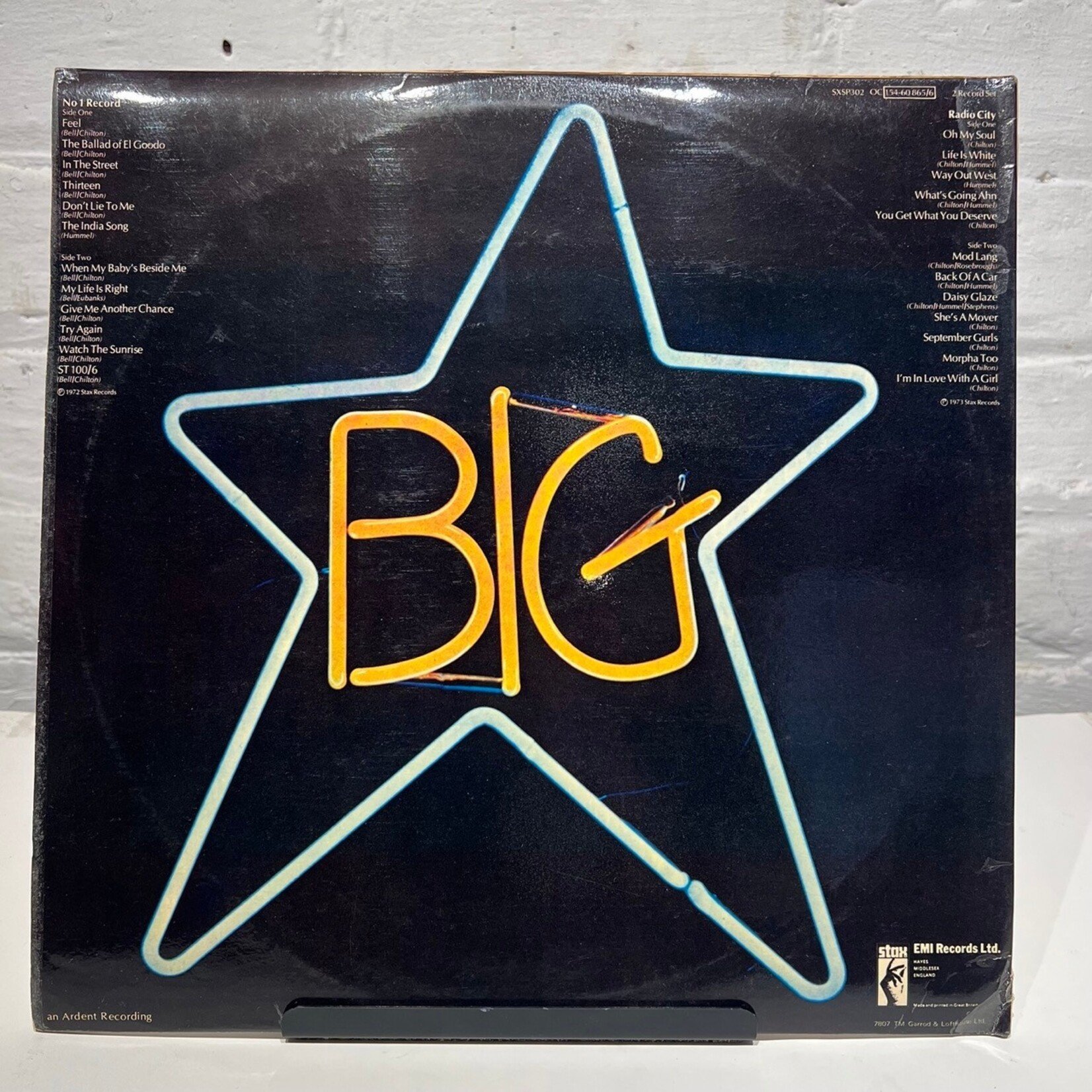 [Kollectible Vinyl] Big Star: # 1 Record / Radio City (1978, UK, VG+) [STAX]