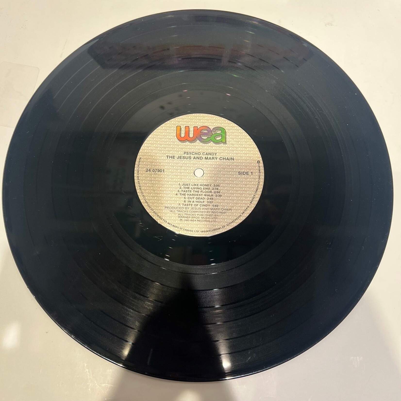 [Kollectible Vinyl] Jesus & Mary Chain: Psycho Candy (1985, CANADA, VG+)[WEA]