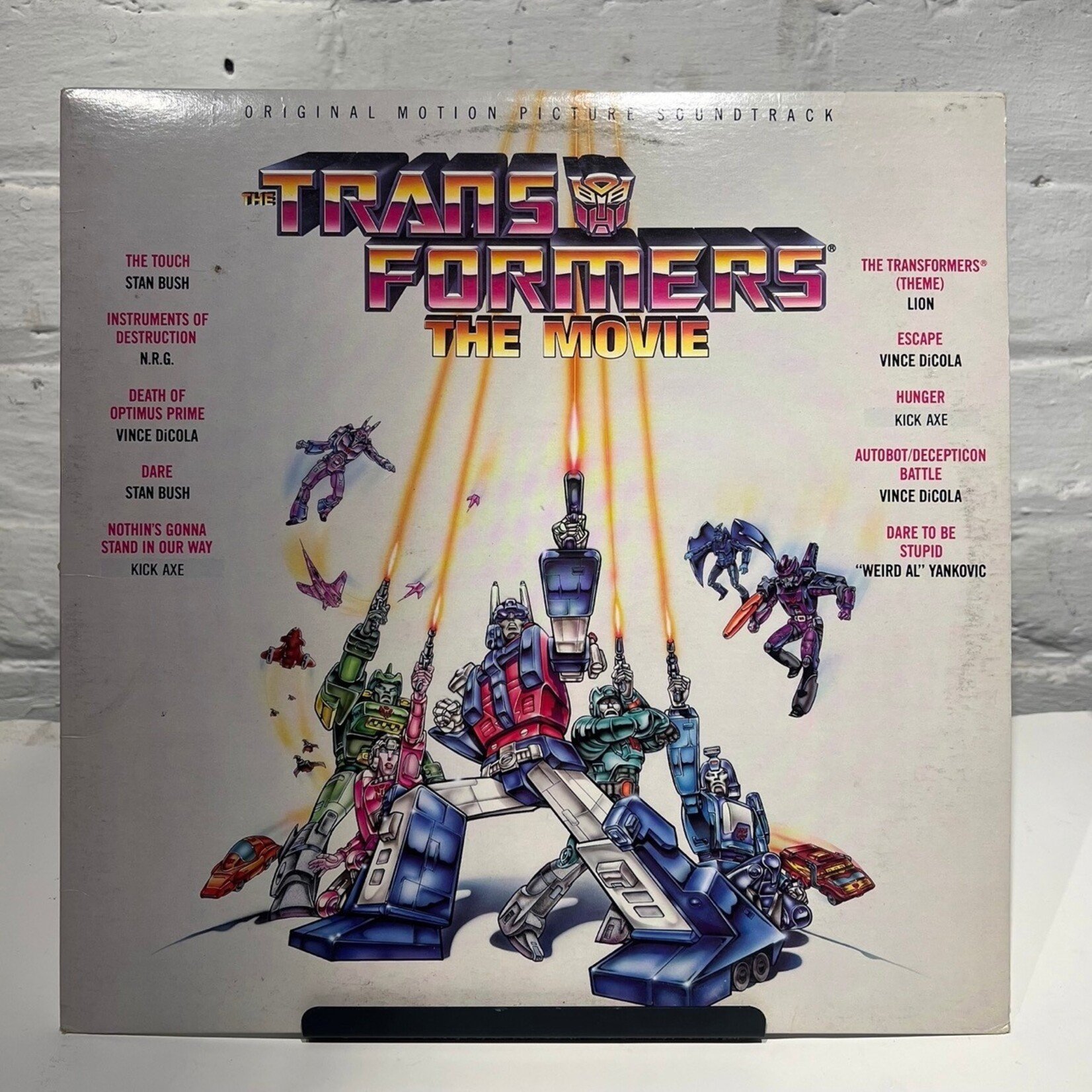 [Kollectible Vinyl] Various: Transformers - the Movie Original Motion Picture Soundtrack (1986, CANADA, Gold-Stamp, Promo, Soundtrack, VG)[SCOTTI BROTHERS]