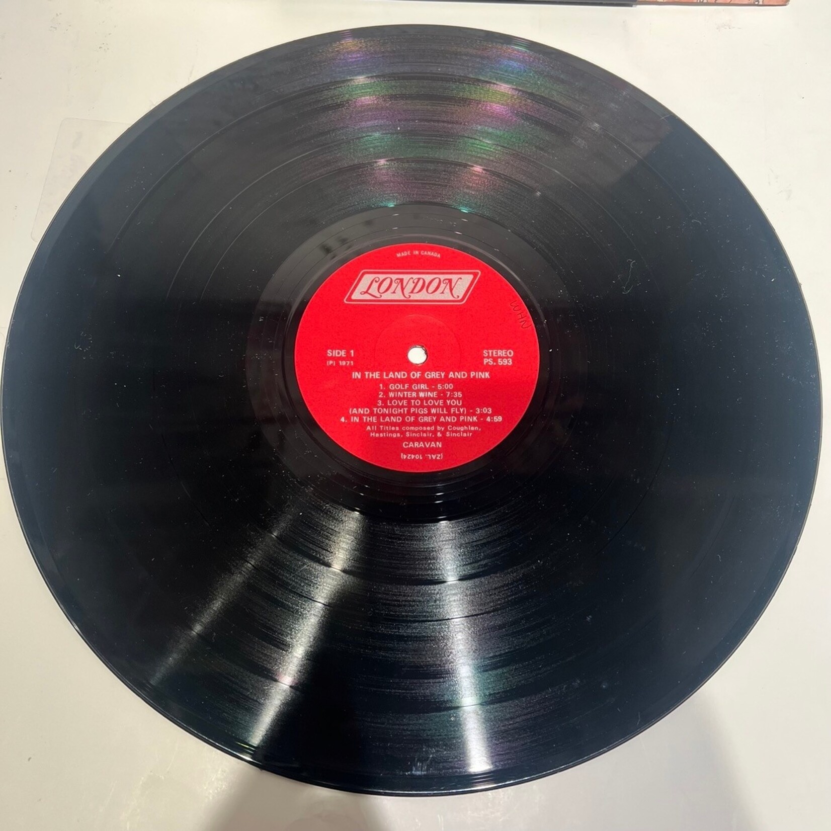 [Kollectible Vinyl] Caravan: In The Land of Grey and Pink (1971, CANADA, Prog, VG+) [LONDON]