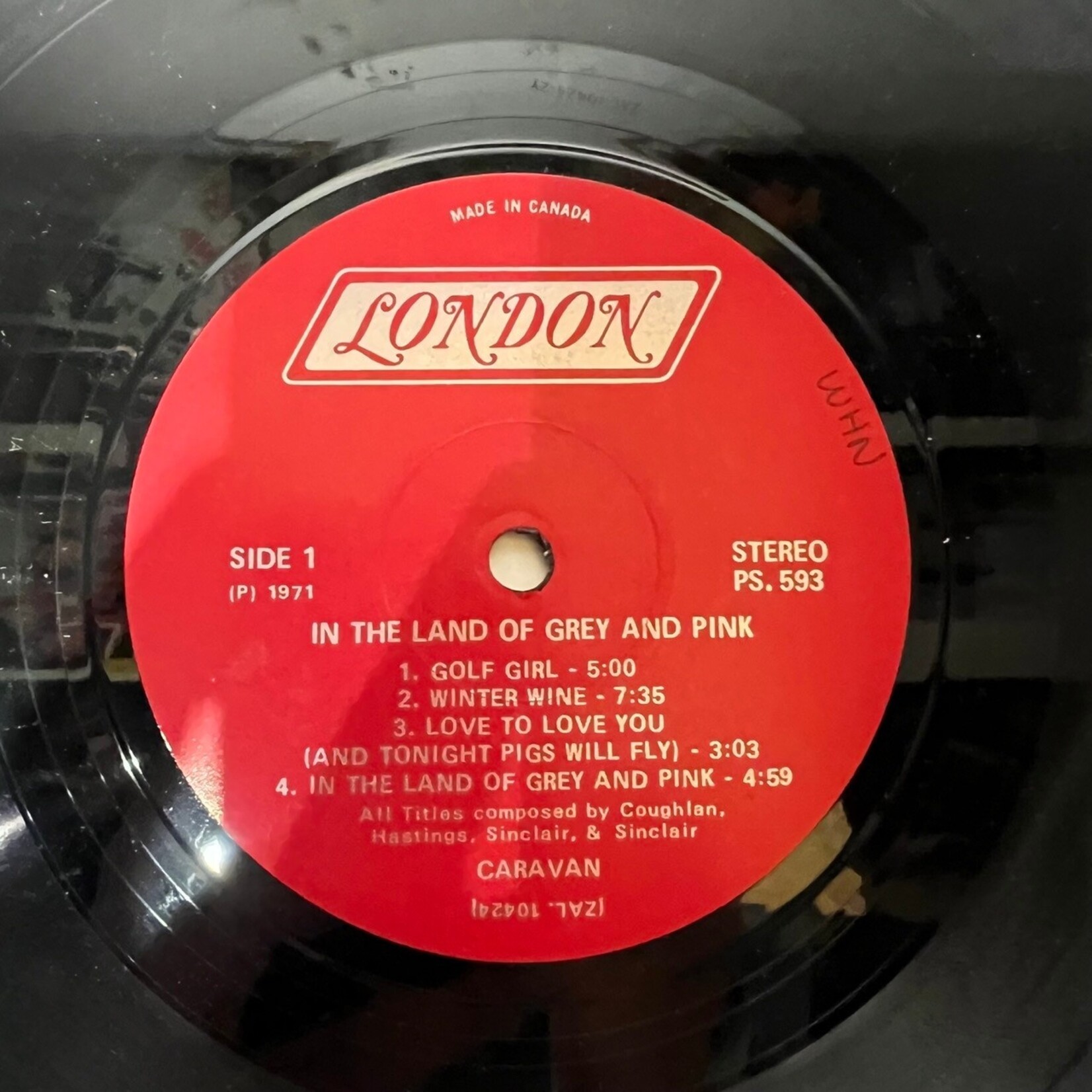 [Kollectible Vinyl] Caravan: In The Land of Grey and Pink (1971, CANADA, Prog, VG+) [LONDON]