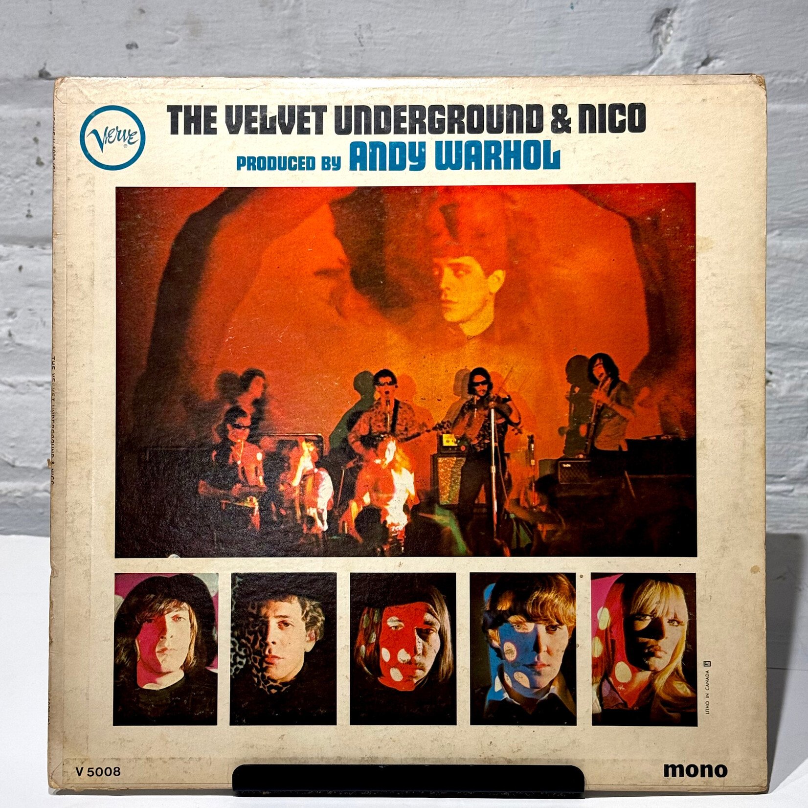 [Nick's Disk Pics] Velvet Underground & Nico: The Velvet Underground & Nico (1967, Canada, Withdrawn Cover, Mono, VG) [VERVE]