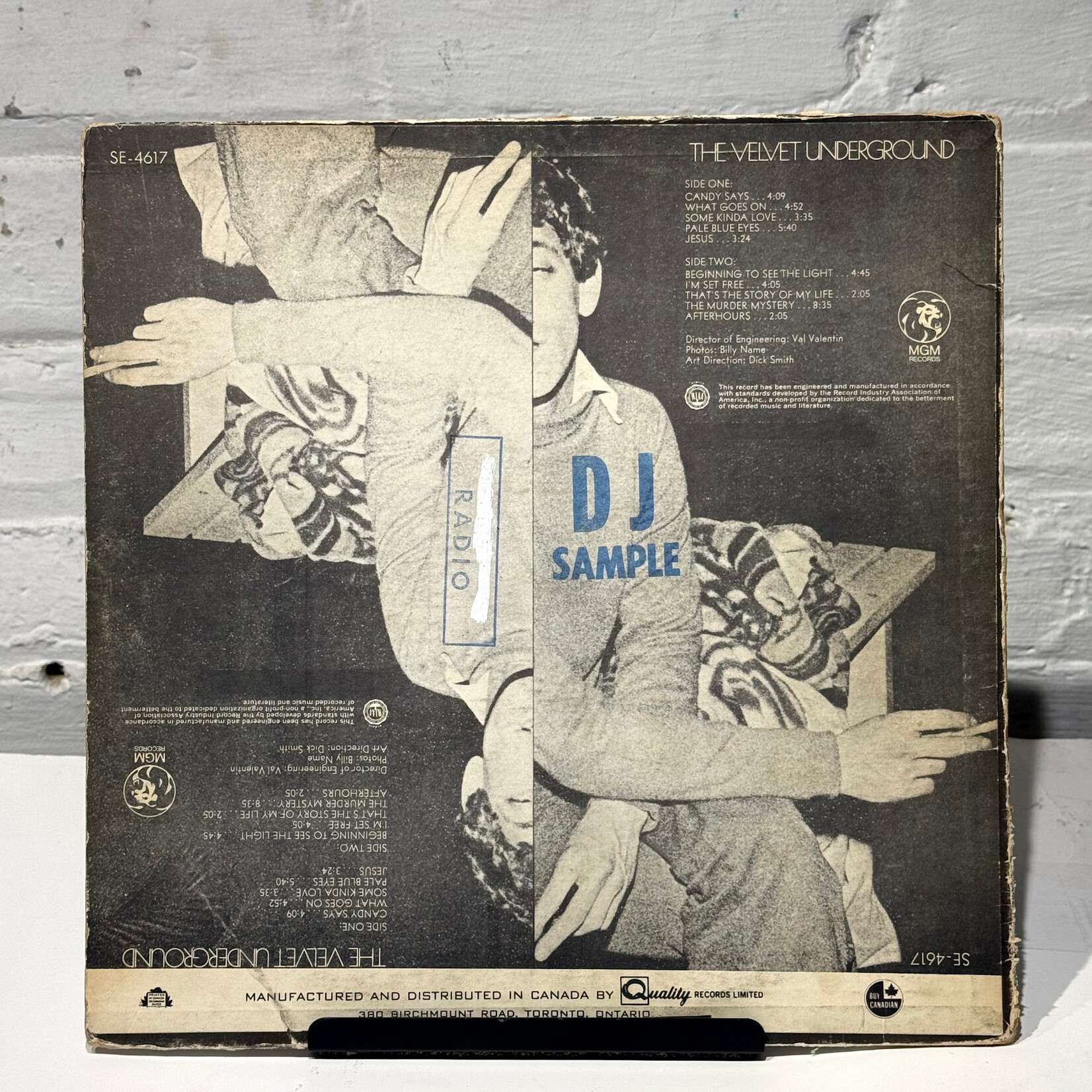 [Nick's Disk Pics] Velvet Underground: The Velvet Underground (1969, Canada, VG) [MGM]