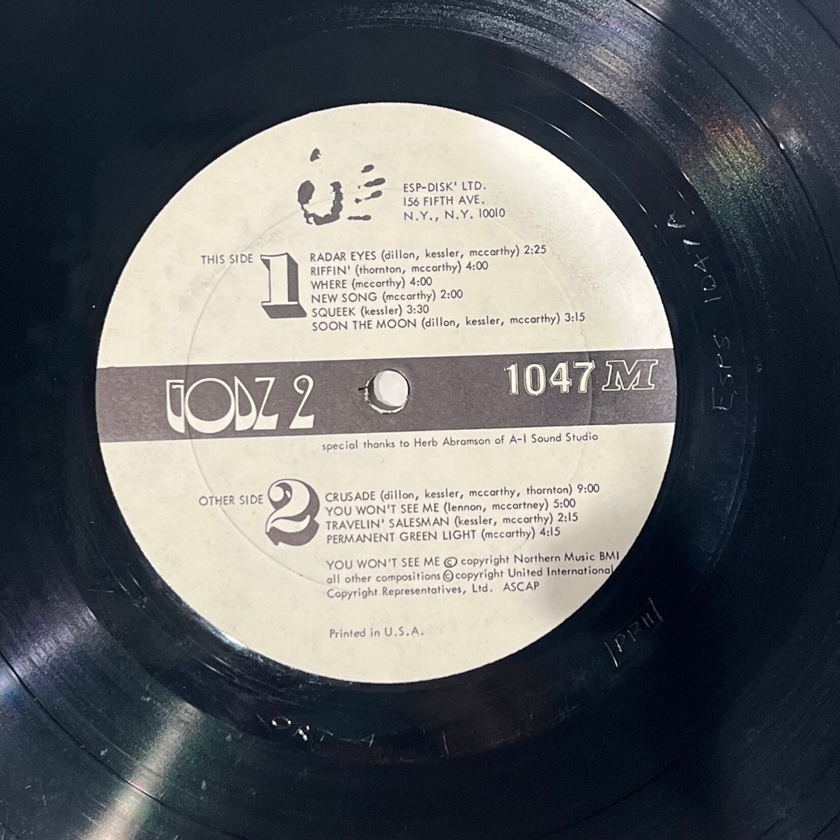 [Nick's Disk Pics] The Godz: Godz 2 (1967, USA, VG) [BMI]