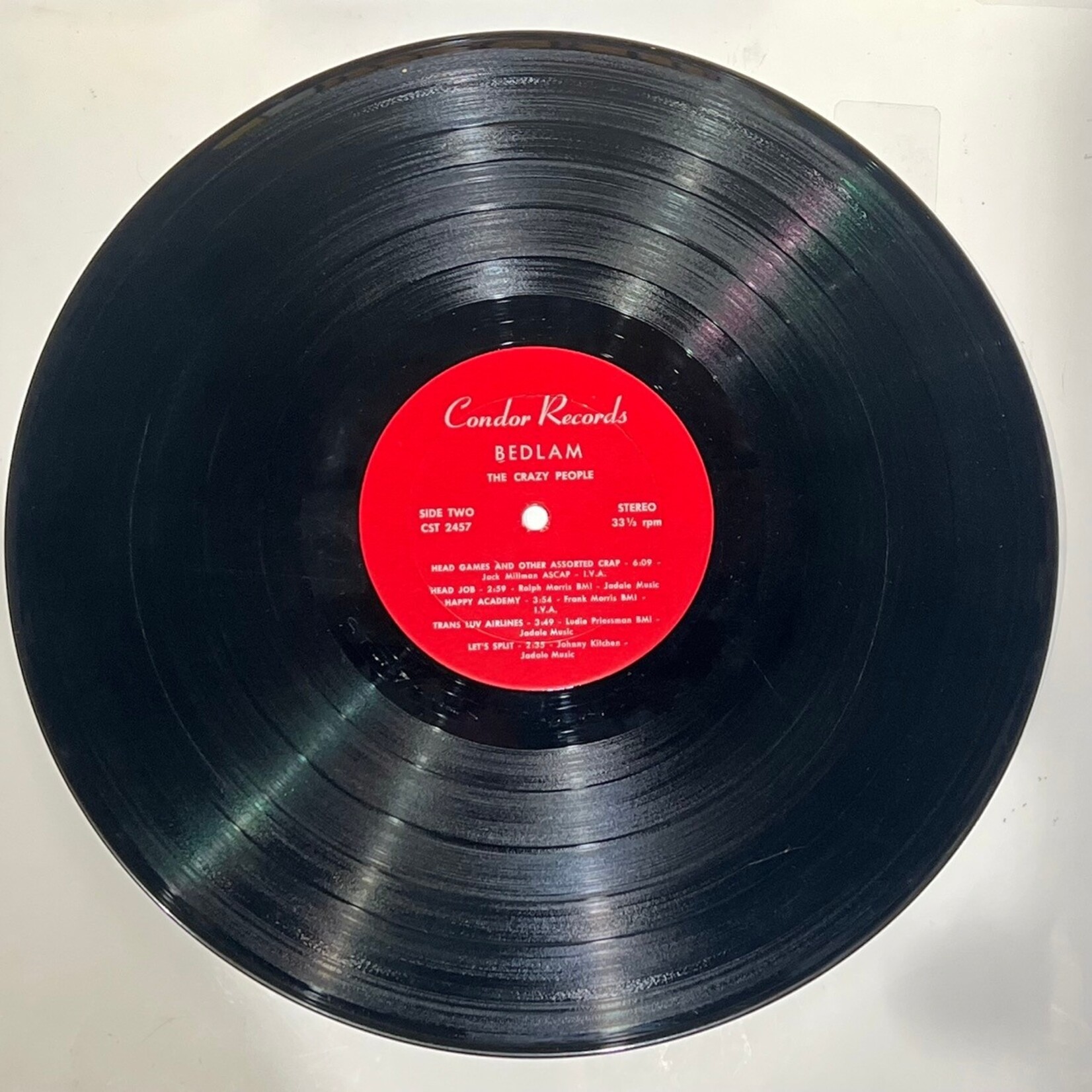 [Kollectible Vinyl] Bedlam: The Crazy People (1983, CANADA, VG) [CONDOR]