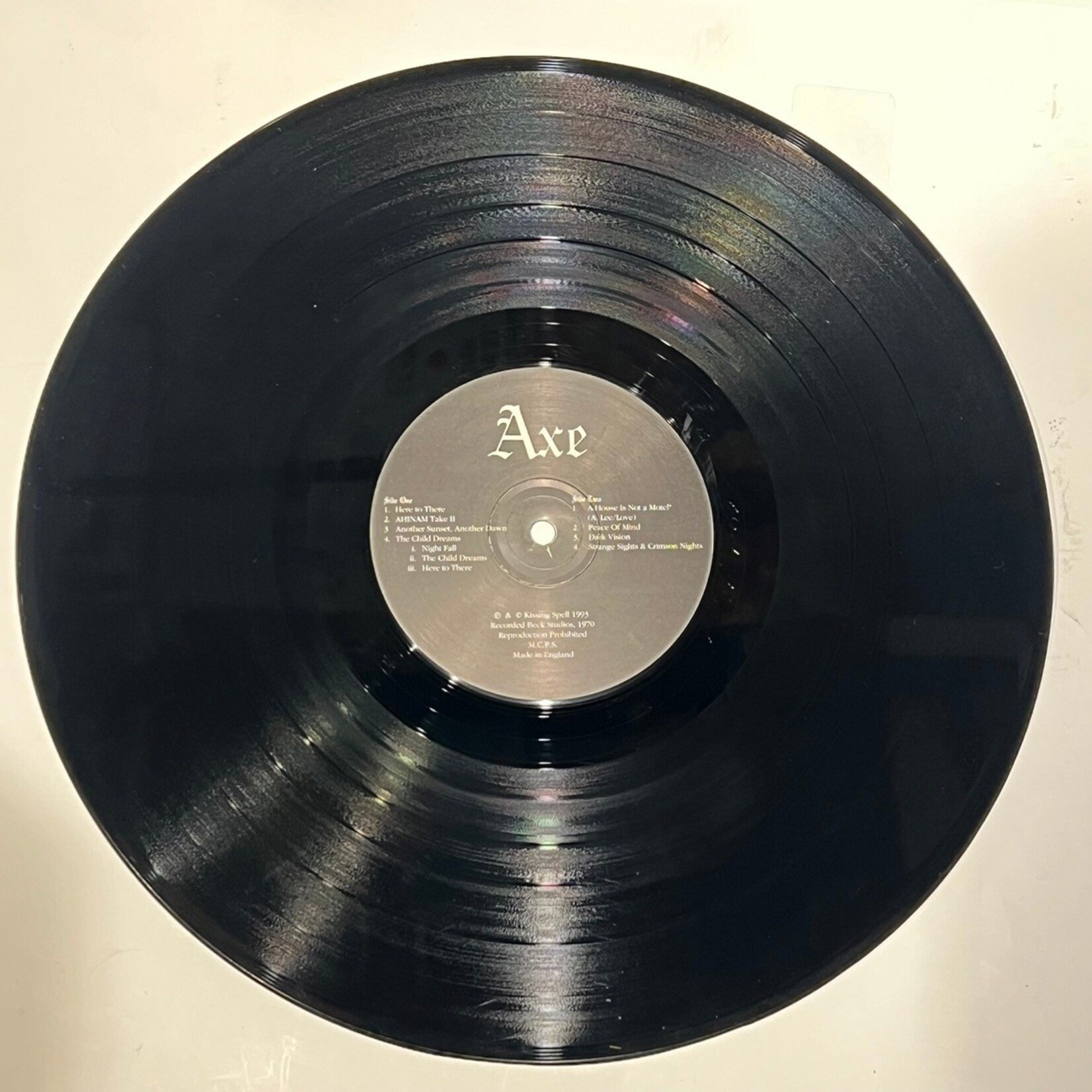 [Kollectible Vinyl] Axe: Self-Titled (1993, UK, VG+) [KISSING SPELL]