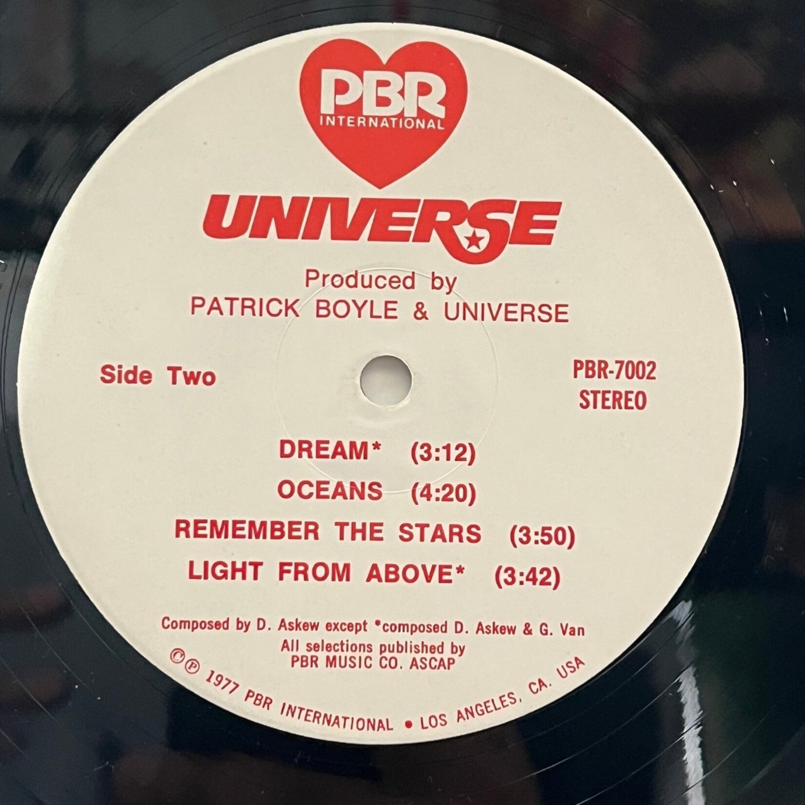 [Kollectible Vinyl] Universe: Self-Titled (1977, USA, VG+) [PBR]