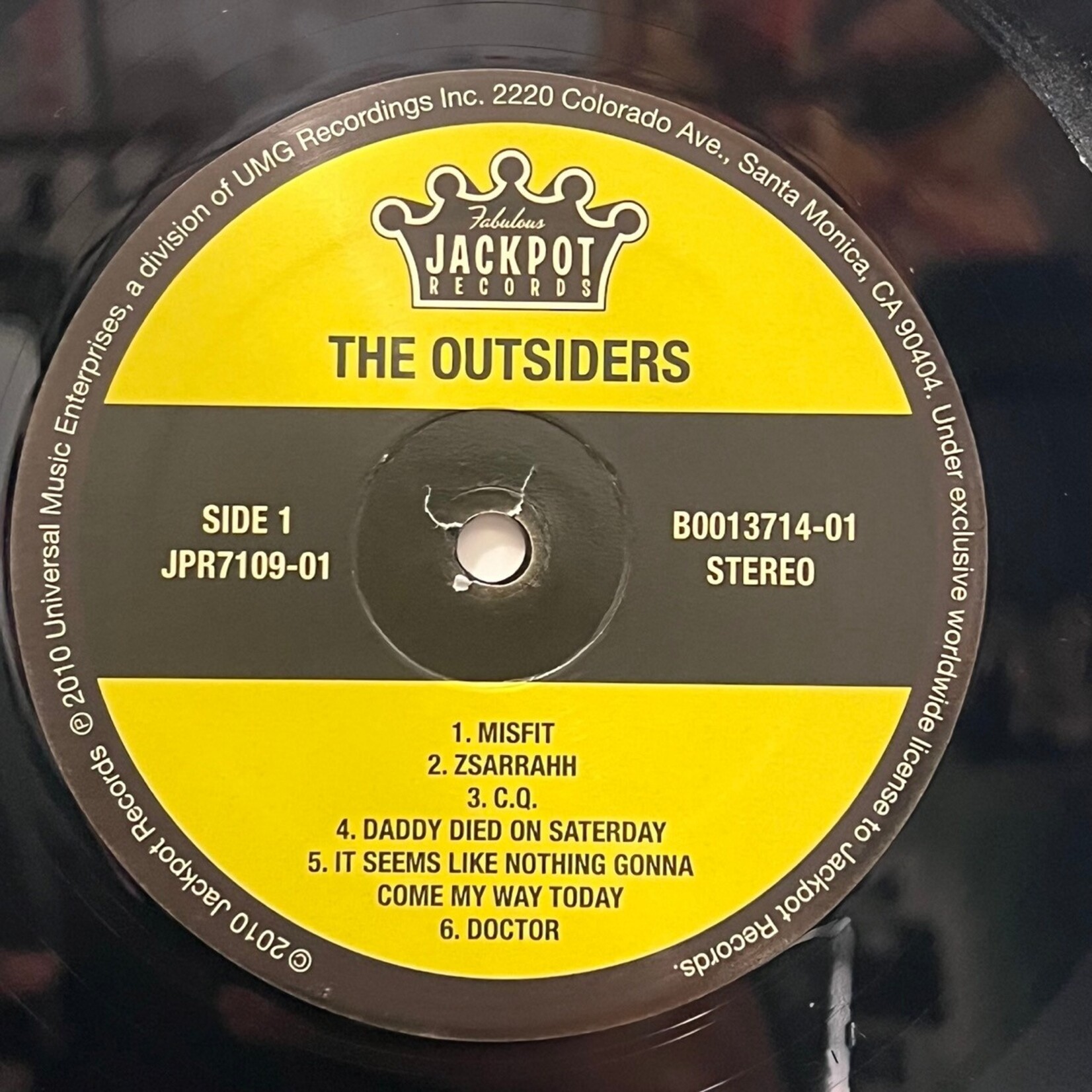 [Kollectible Vinyl] Outsiders: CQ (2011, USA, Ex)