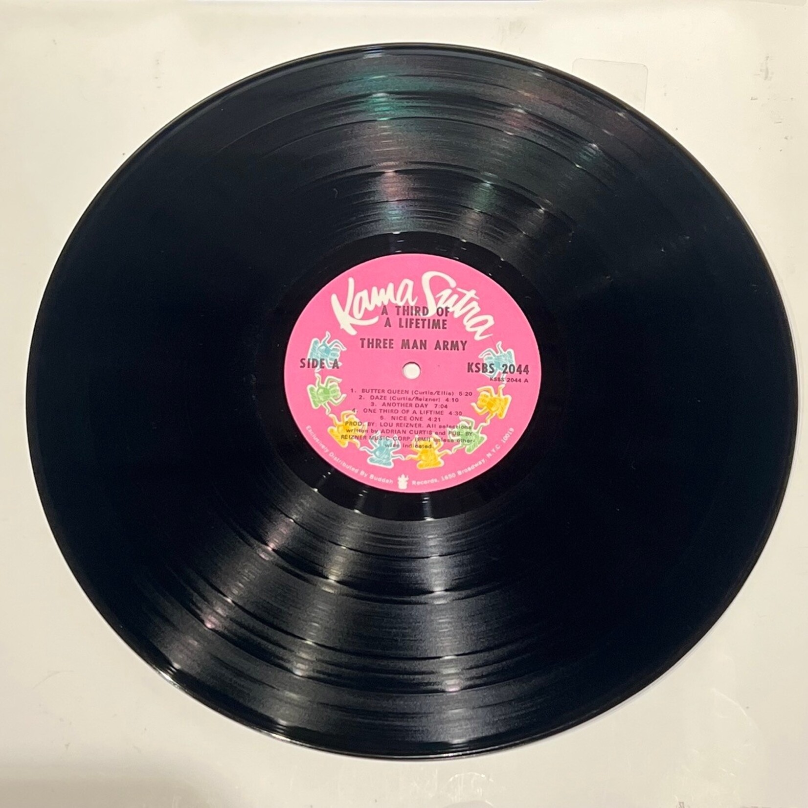[Kollectible Vinyl] Three Man Army: Third of a Lifetime (1971, USA, Promo, w/ Inner, VG+) [KAMA SUTRA]