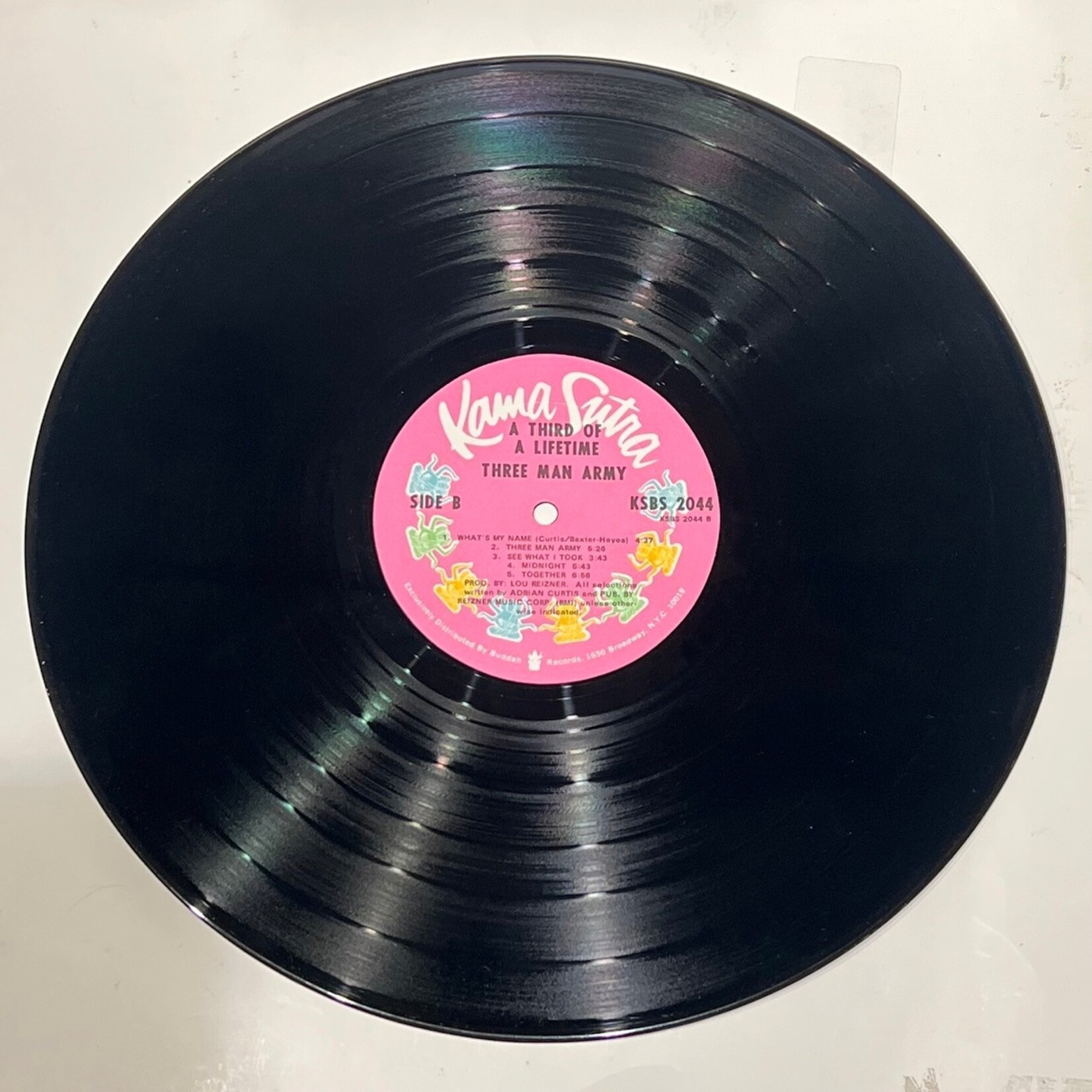 [Kollectible Vinyl] Three Man Army: Third of a Lifetime (1971, USA, Promo, w/ Inner, VG+) [KAMA SUTRA]