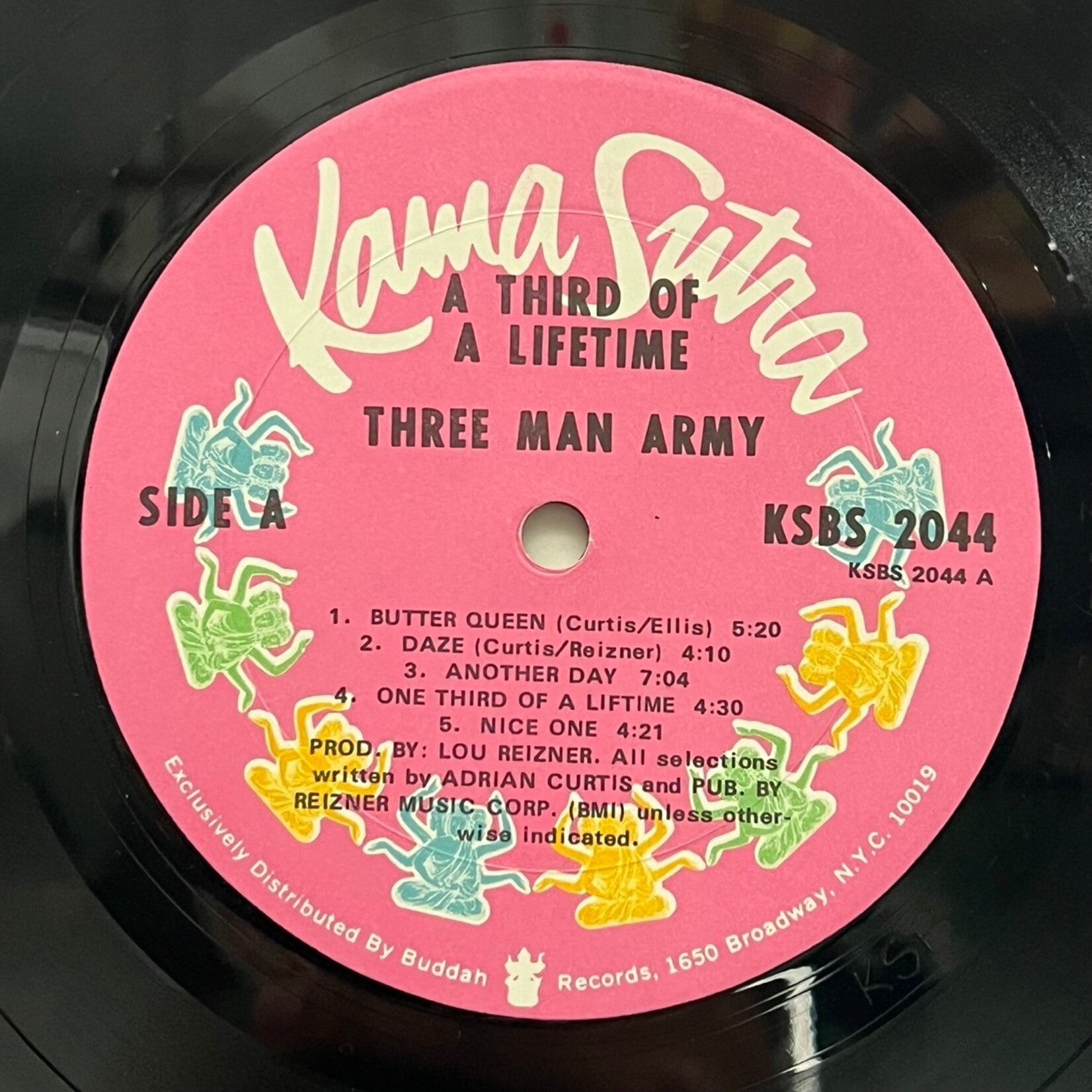 [Kollectible Vinyl] Three Man Army: Third of a Lifetime (1971, USA, Promo, w/ Inner, VG+) [KAMA SUTRA]