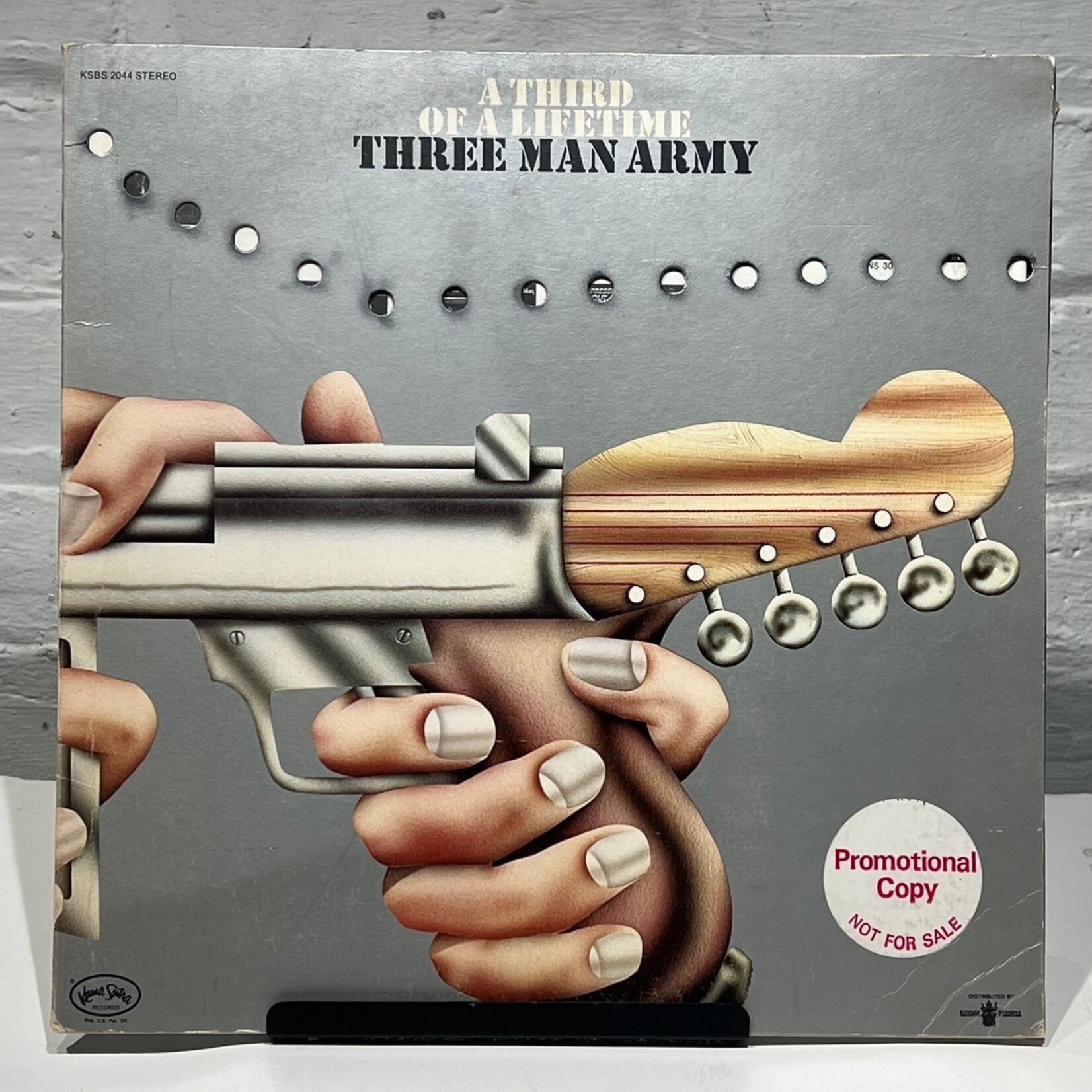 [Kollectible Vinyl] Three Man Army: Third of a Lifetime (1971, USA, Promo, w/ Inner, VG+) [KAMA SUTRA]