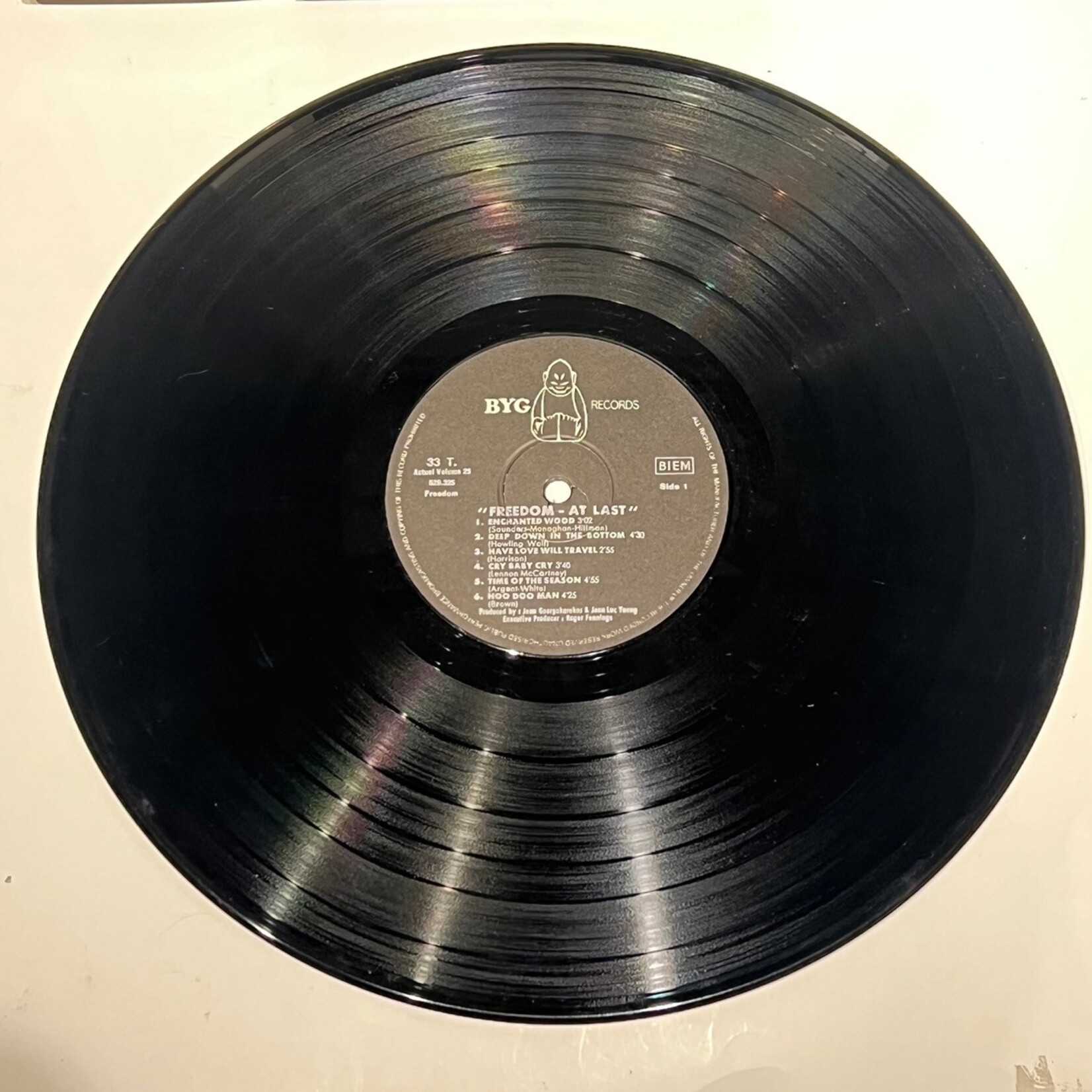 [Kollectible Vinyl] Freedom: Freedom at Last (1970, FRANCE, VG+) [BYG]