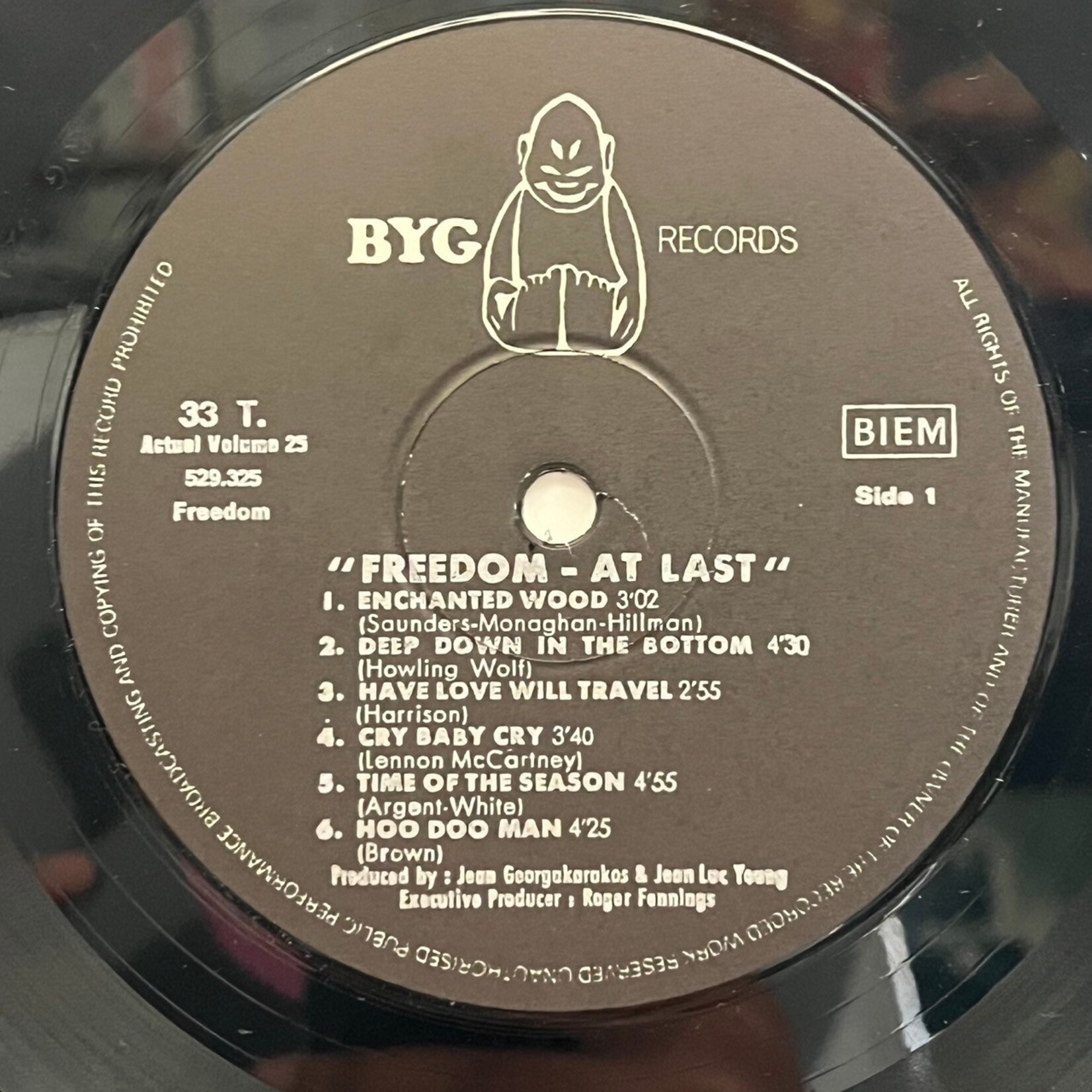 [Kollectible Vinyl] Freedom: Freedom at Last (1970, FRANCE, VG+) [BYG]