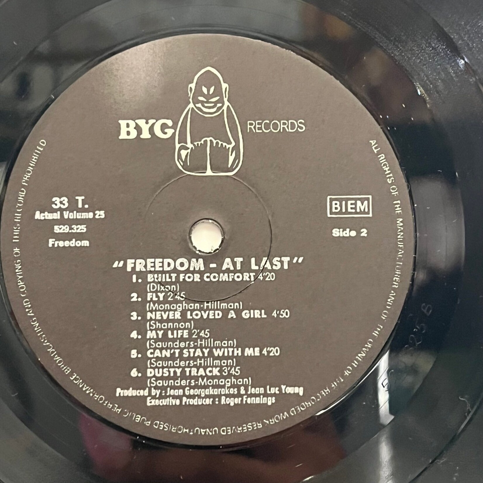 [Kollectible Vinyl] Freedom: Freedom at Last (1970, FRANCE, VG+) [BYG]